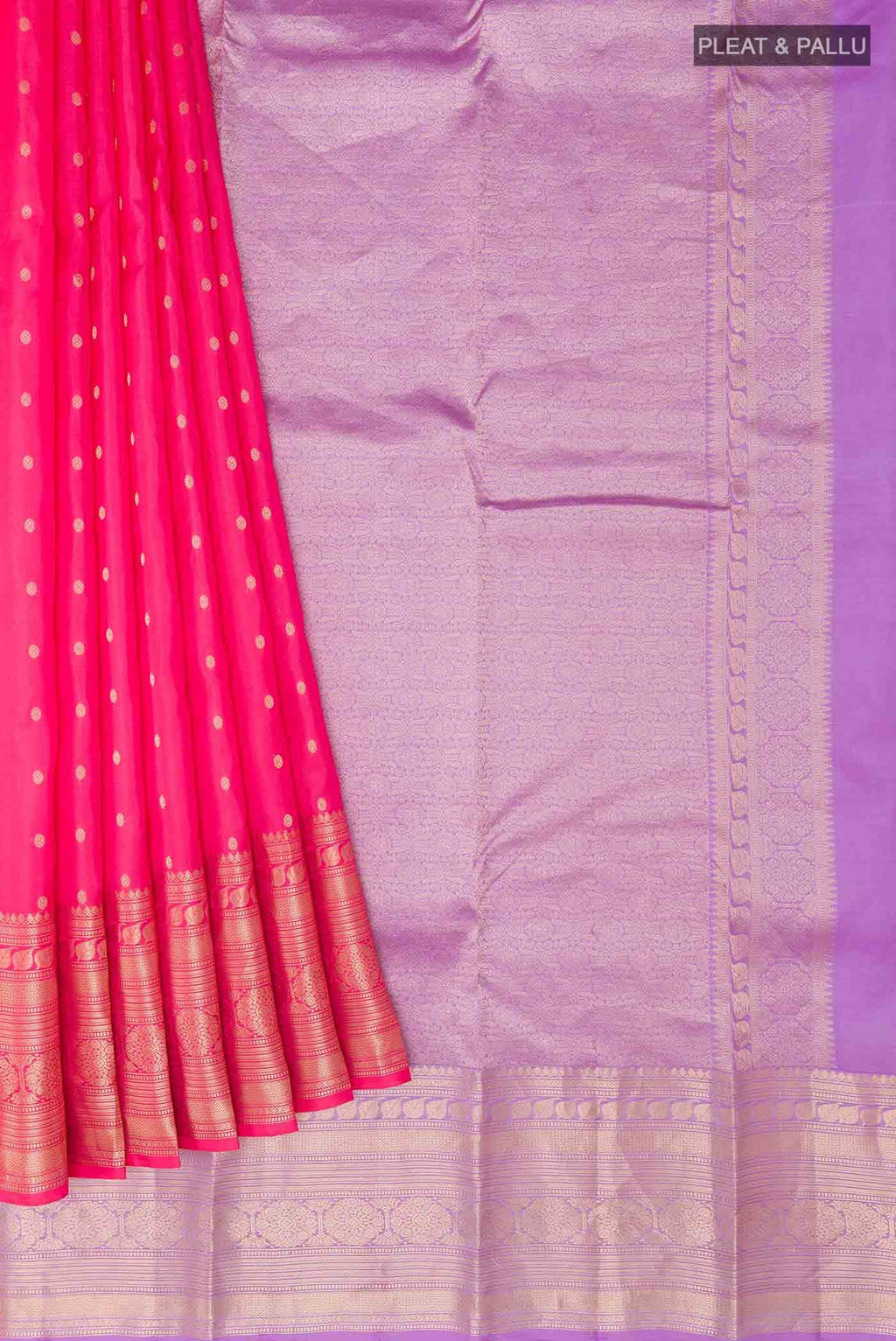 Pink Kanchipuram Silk Saree