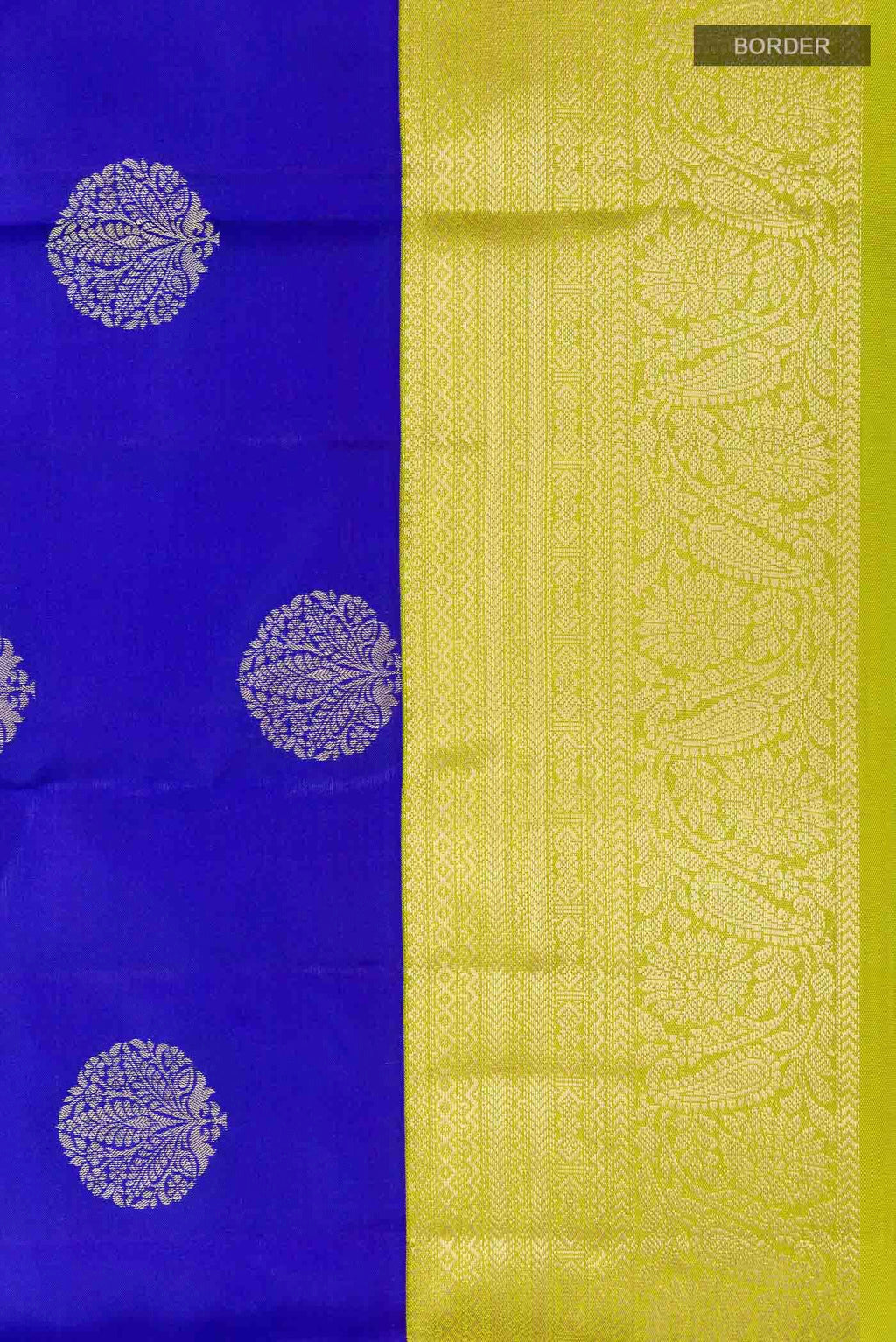 Blue Kanchipuram Silk Saree