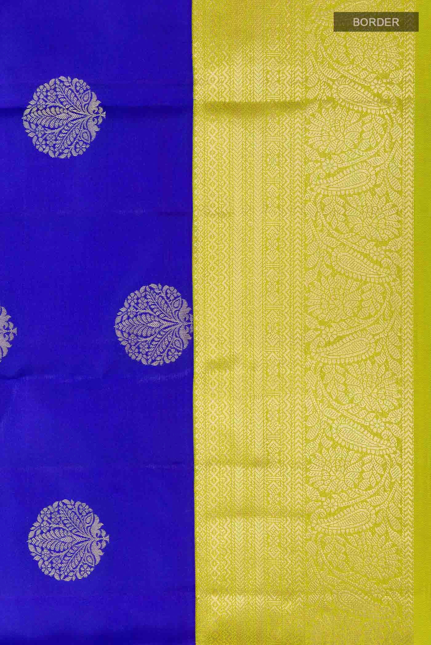 Blue Kanchipuram Silk Saree