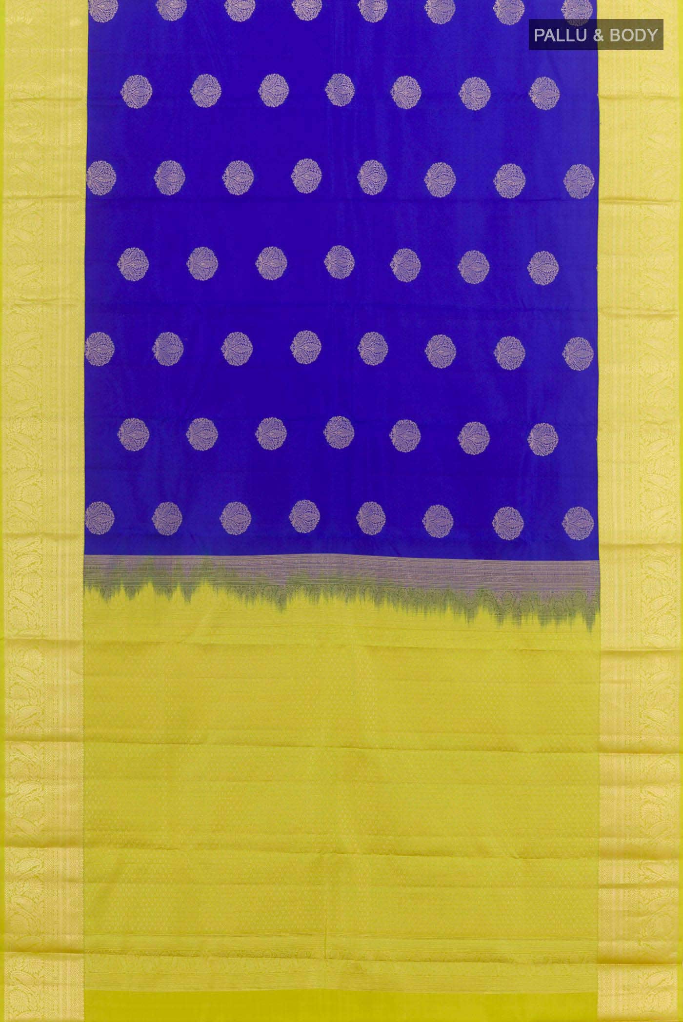 Blue Kanchipuram Silk Saree