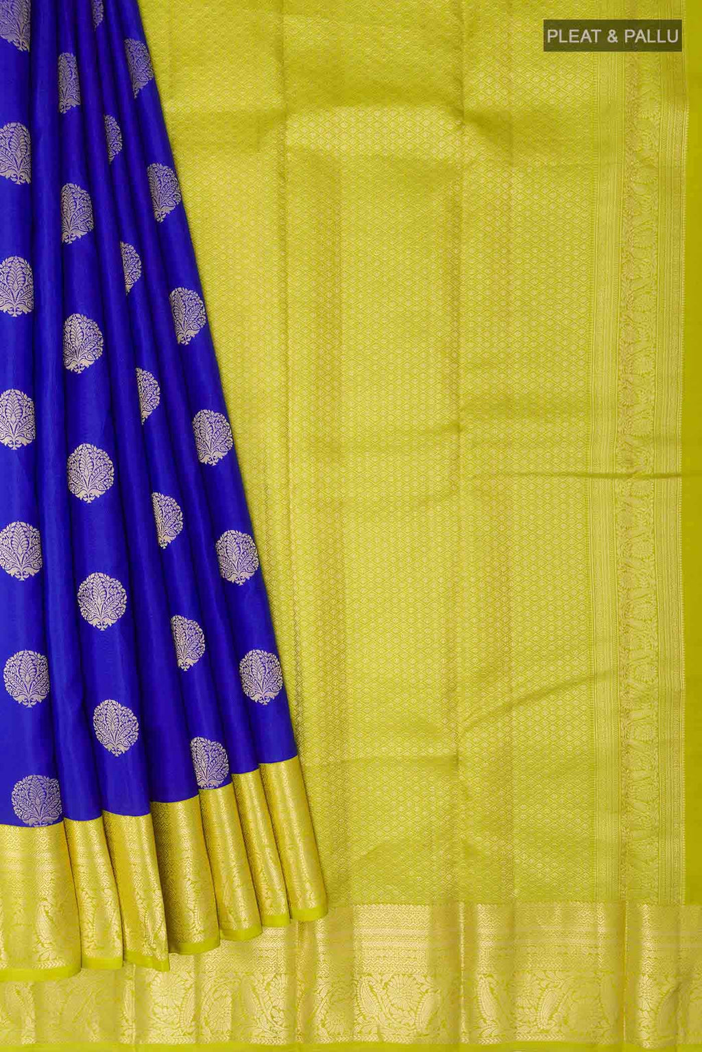 Blue Kanchipuram Silk Saree