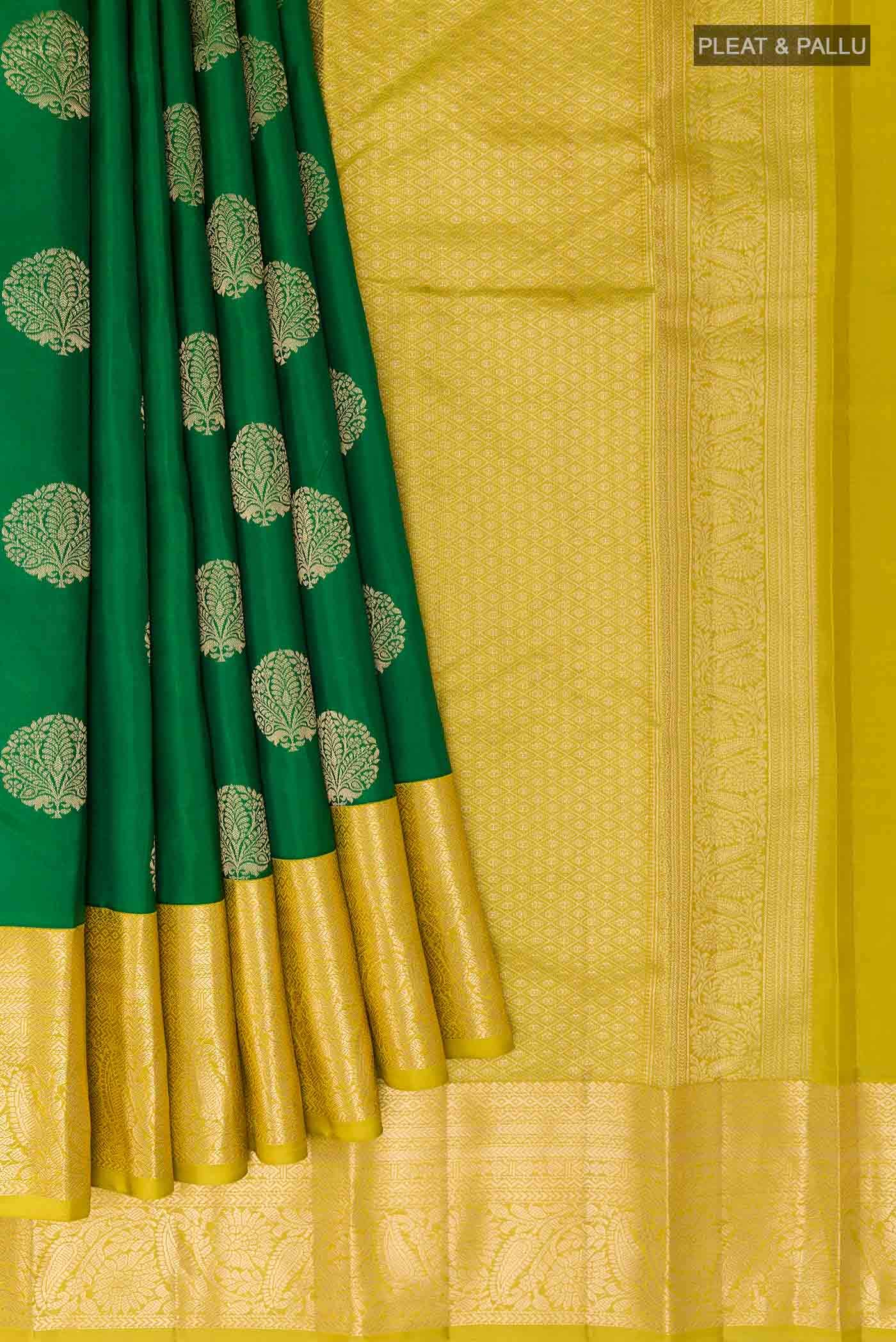 Green Kanchipuram Silk Saree