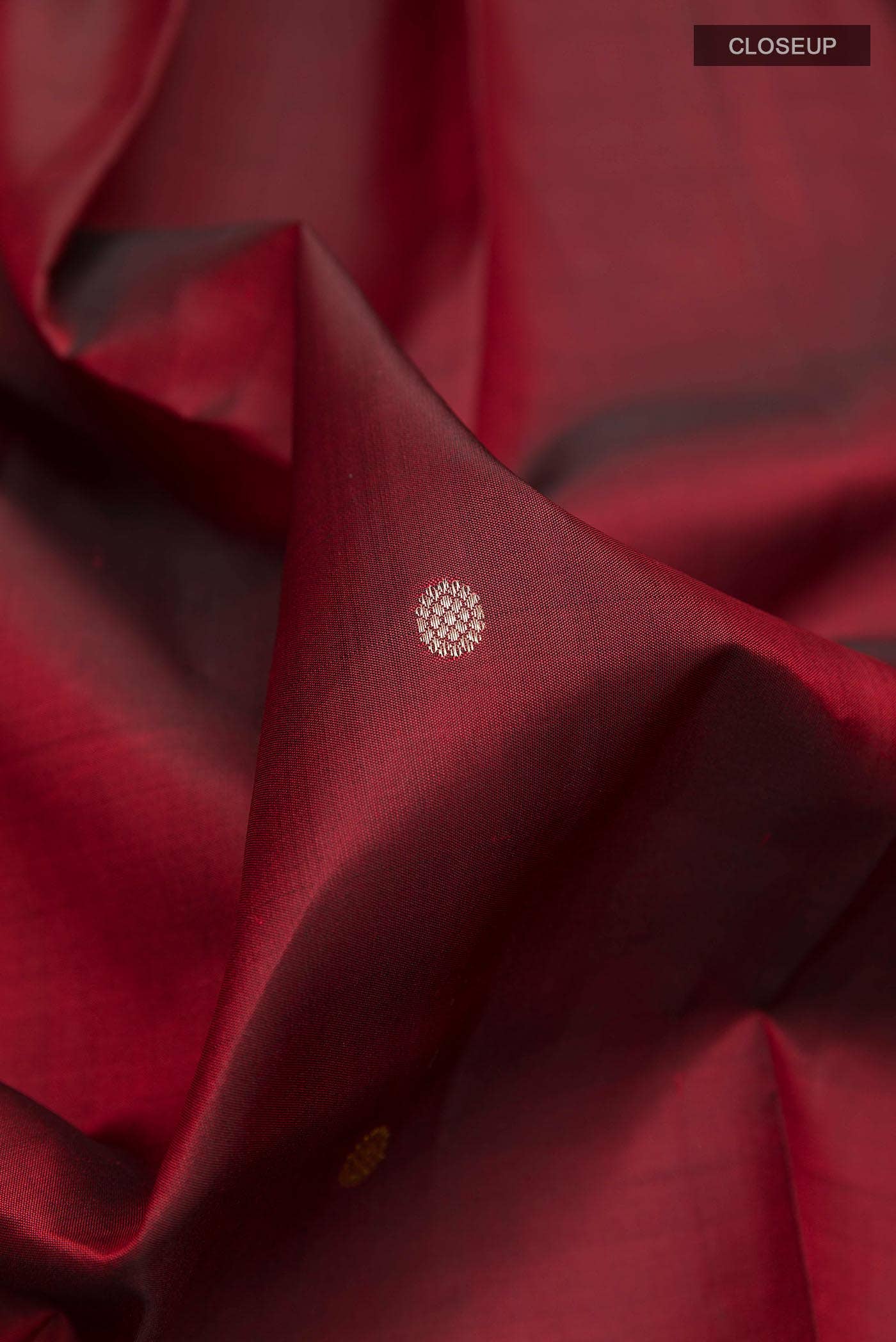 Maroon Kanchipuram Silk Saree