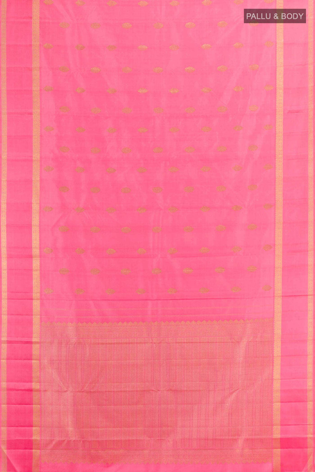 Pink Kanchipuram Silk Saree