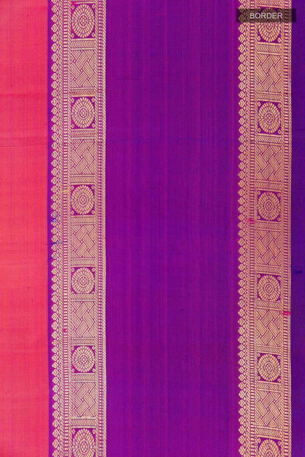 Pink Kanchipuram Silk Saree