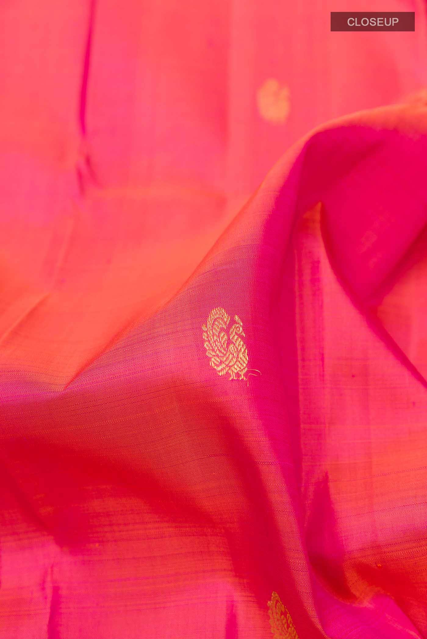 Pink Kanchipuram Silk Saree
