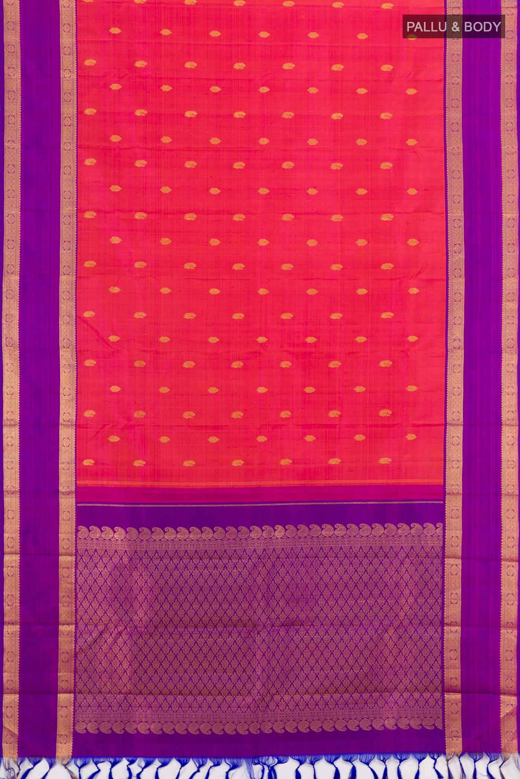 Pink Kanchipuram Silk Saree