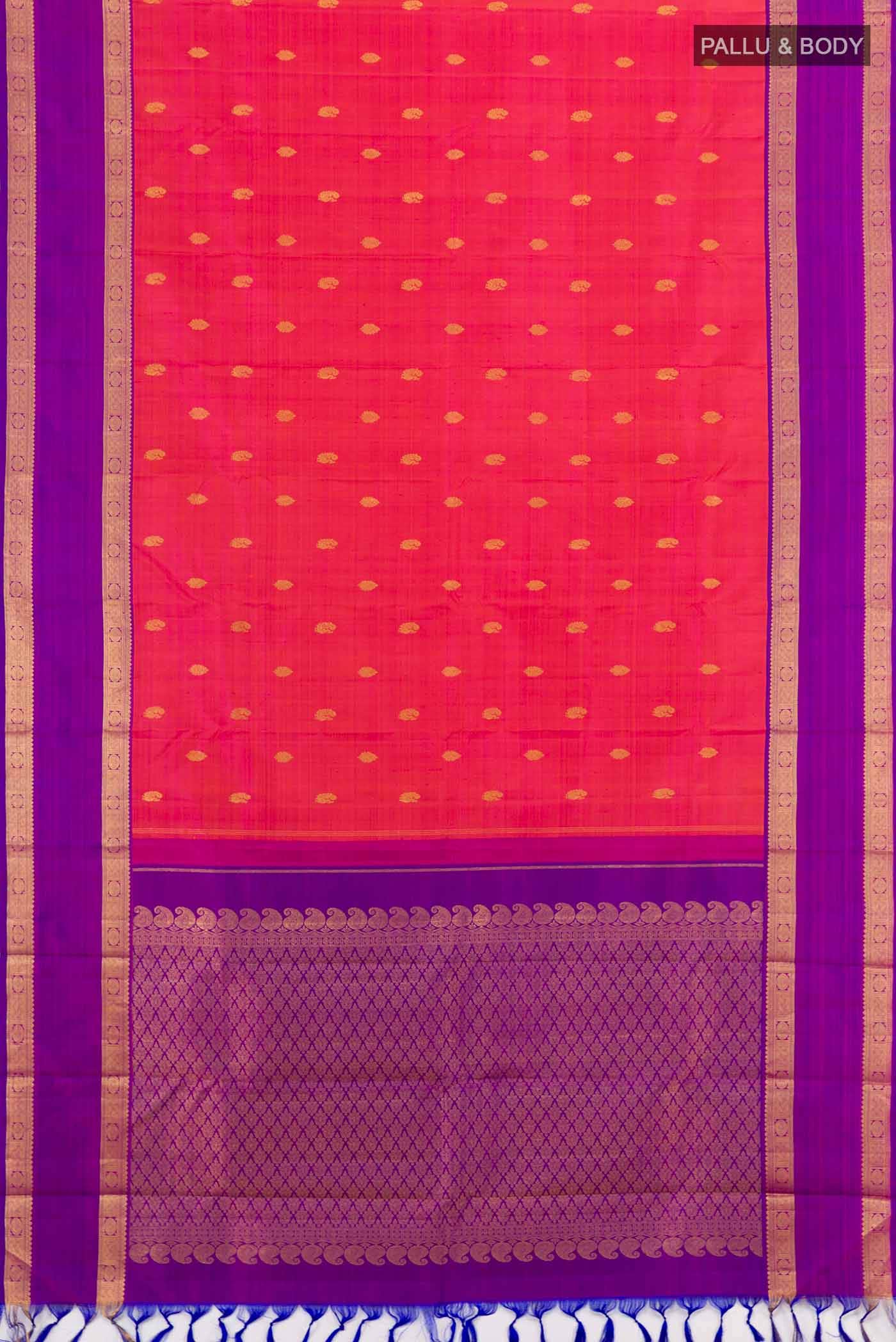 Pink Kanchipuram Silk Saree