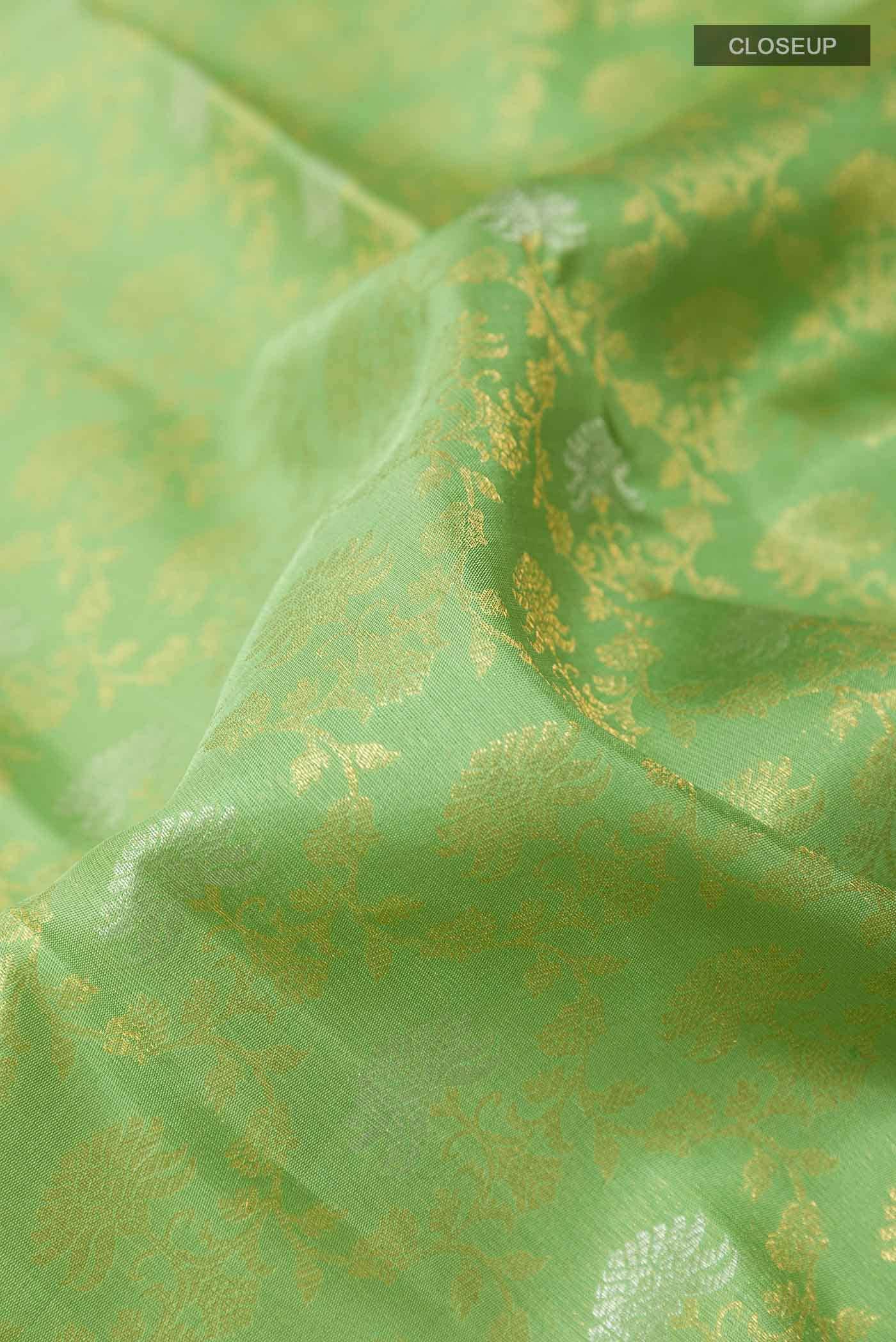 Green Kanchipuram Silk Saree
