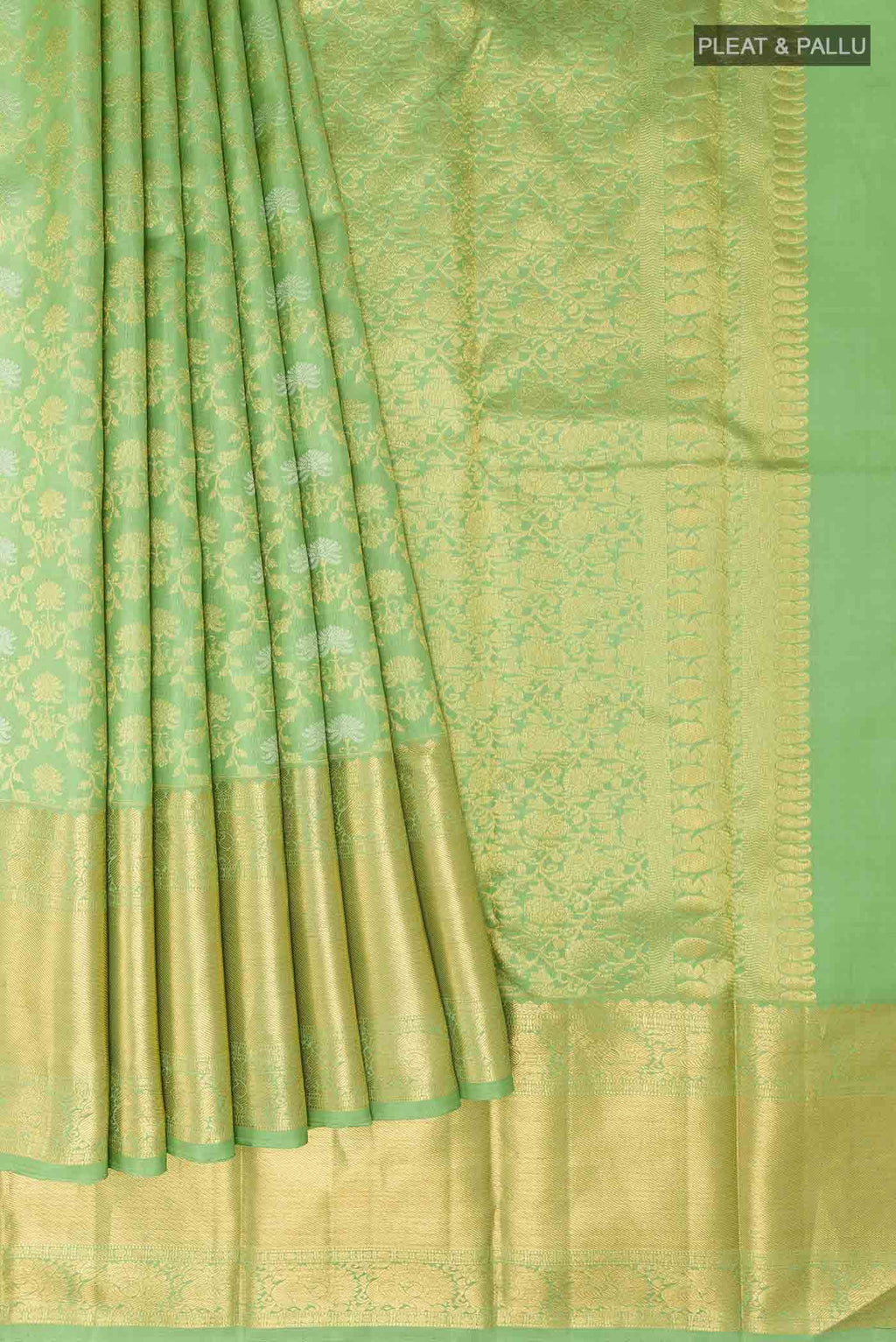 Green Kanchipuram Silk Saree