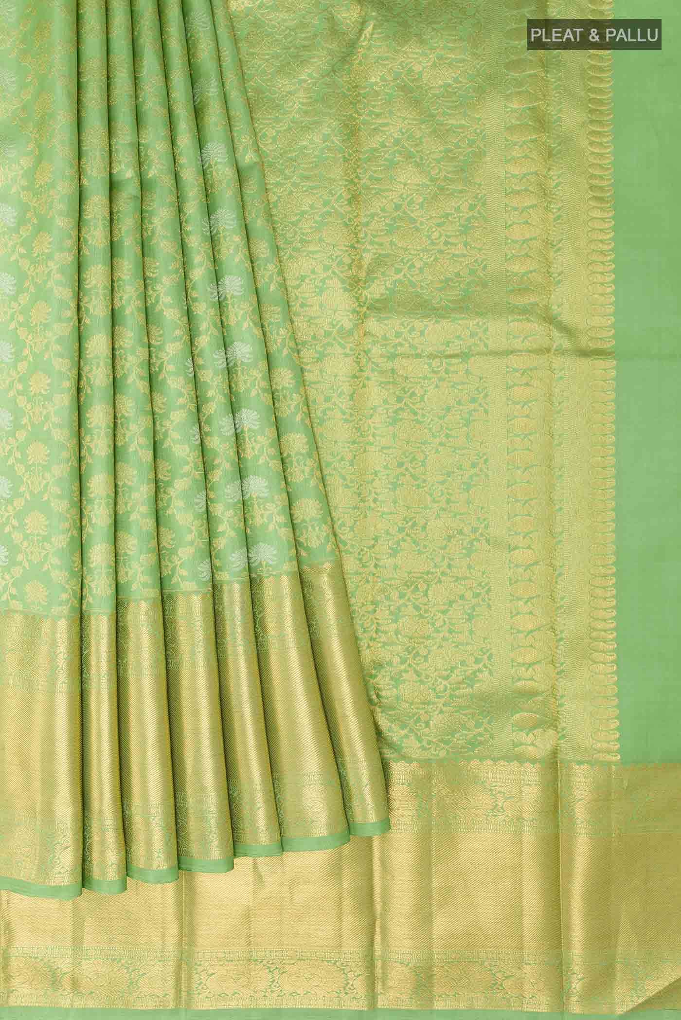 Green Kanchipuram Silk Saree