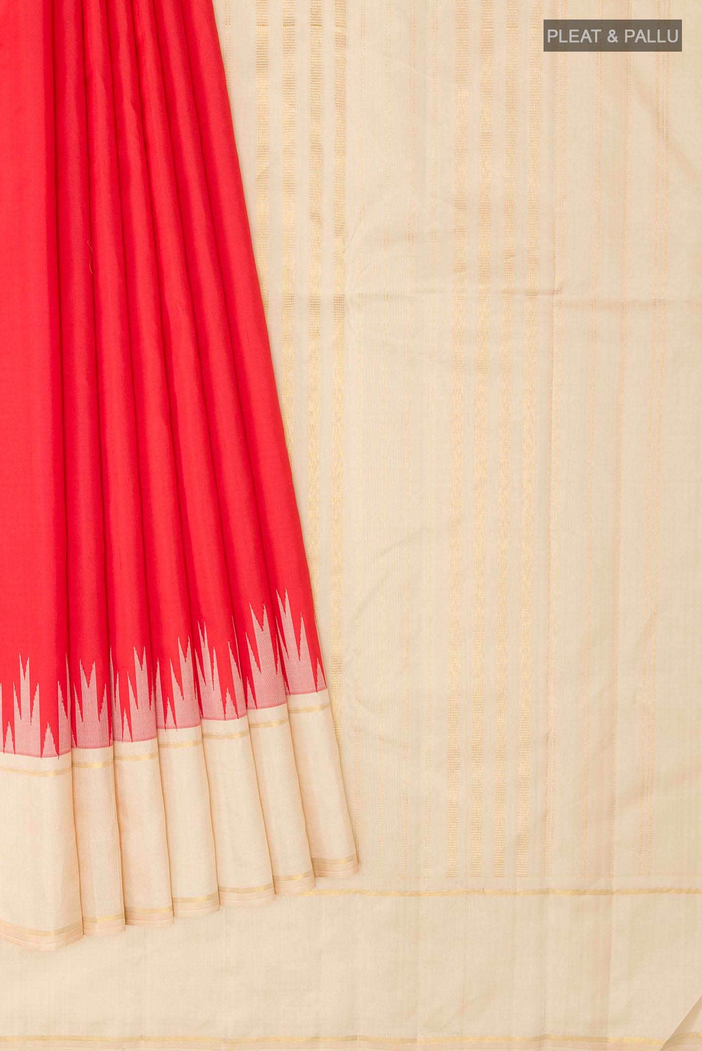 Red Kanchipuram Silk Saree