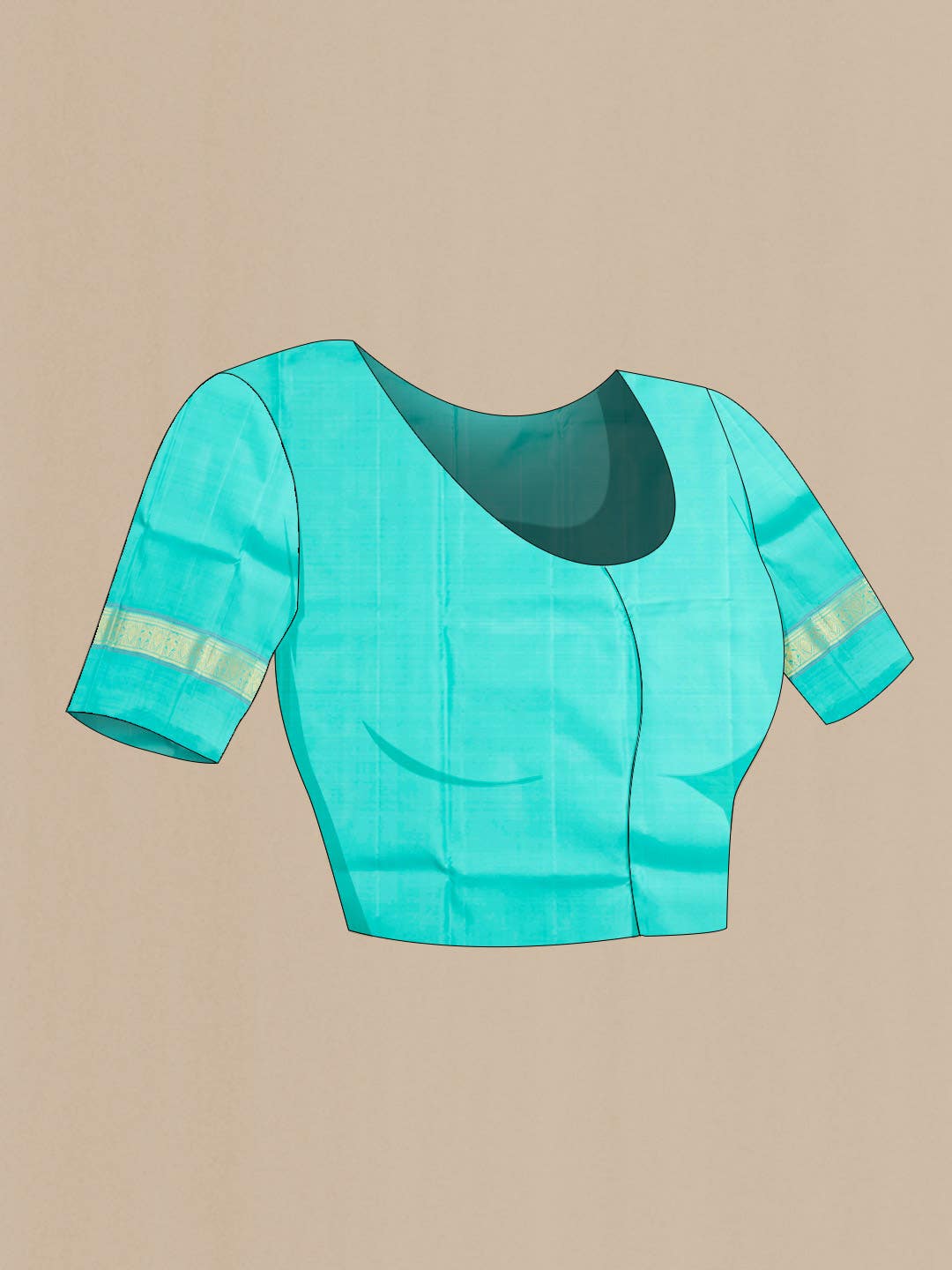 Blue Kanchipuram Silk Saree