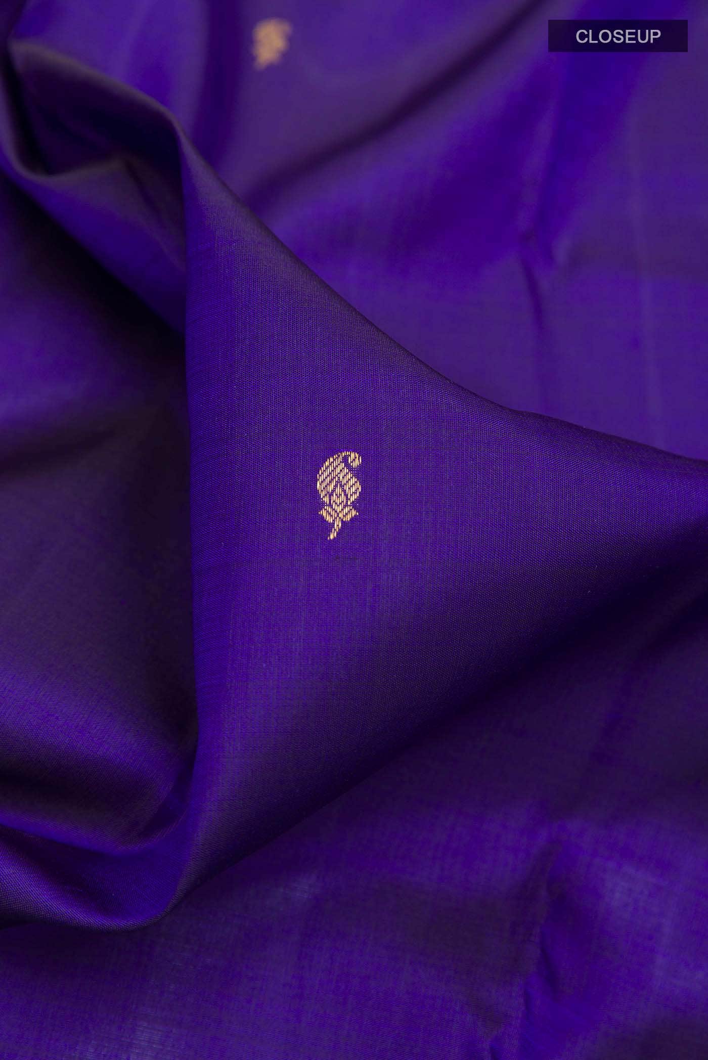 Blue Kanchipuram Silk Saree