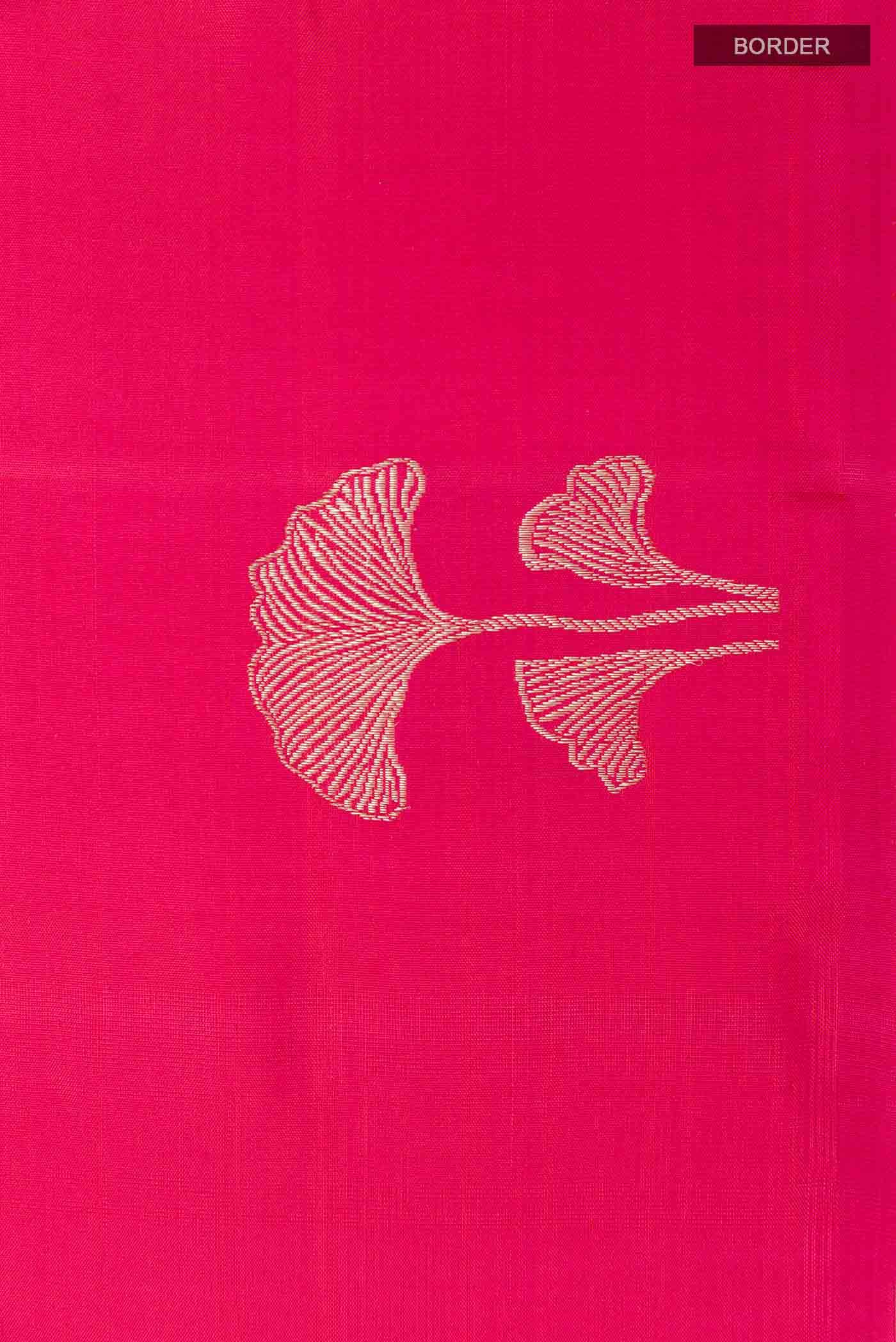 Orange Kanchipuram Silk Saree