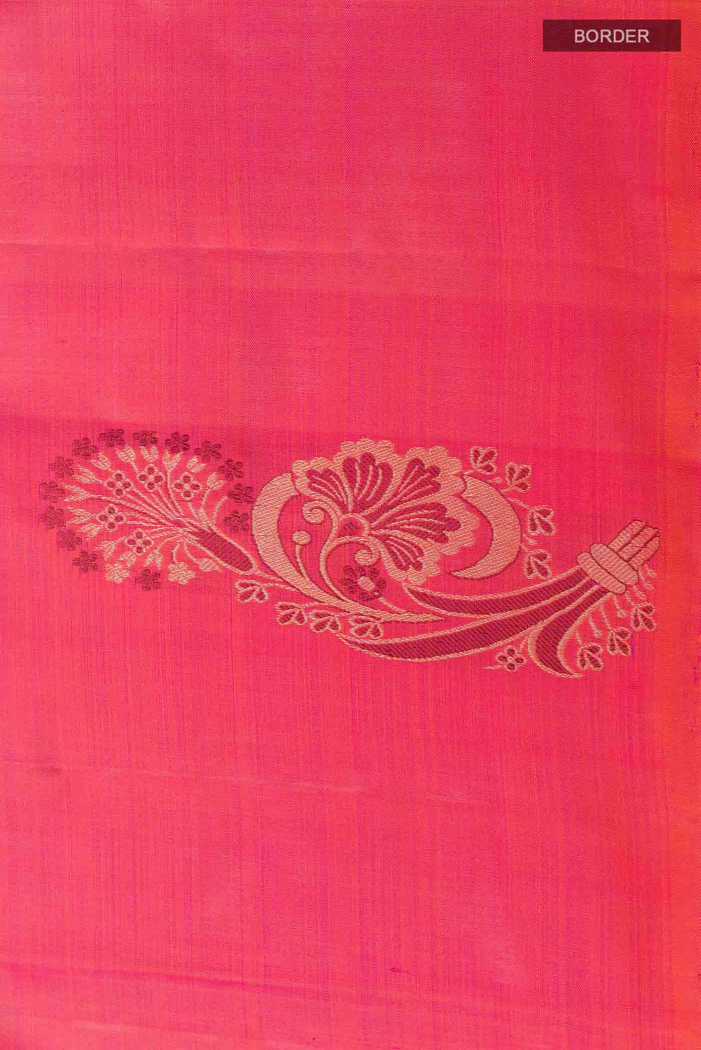 Pink Kanchipuram Silk Saree