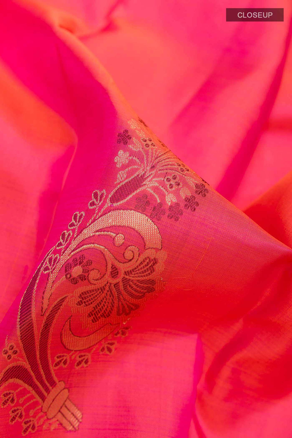 Pink Kanchipuram Silk Saree
