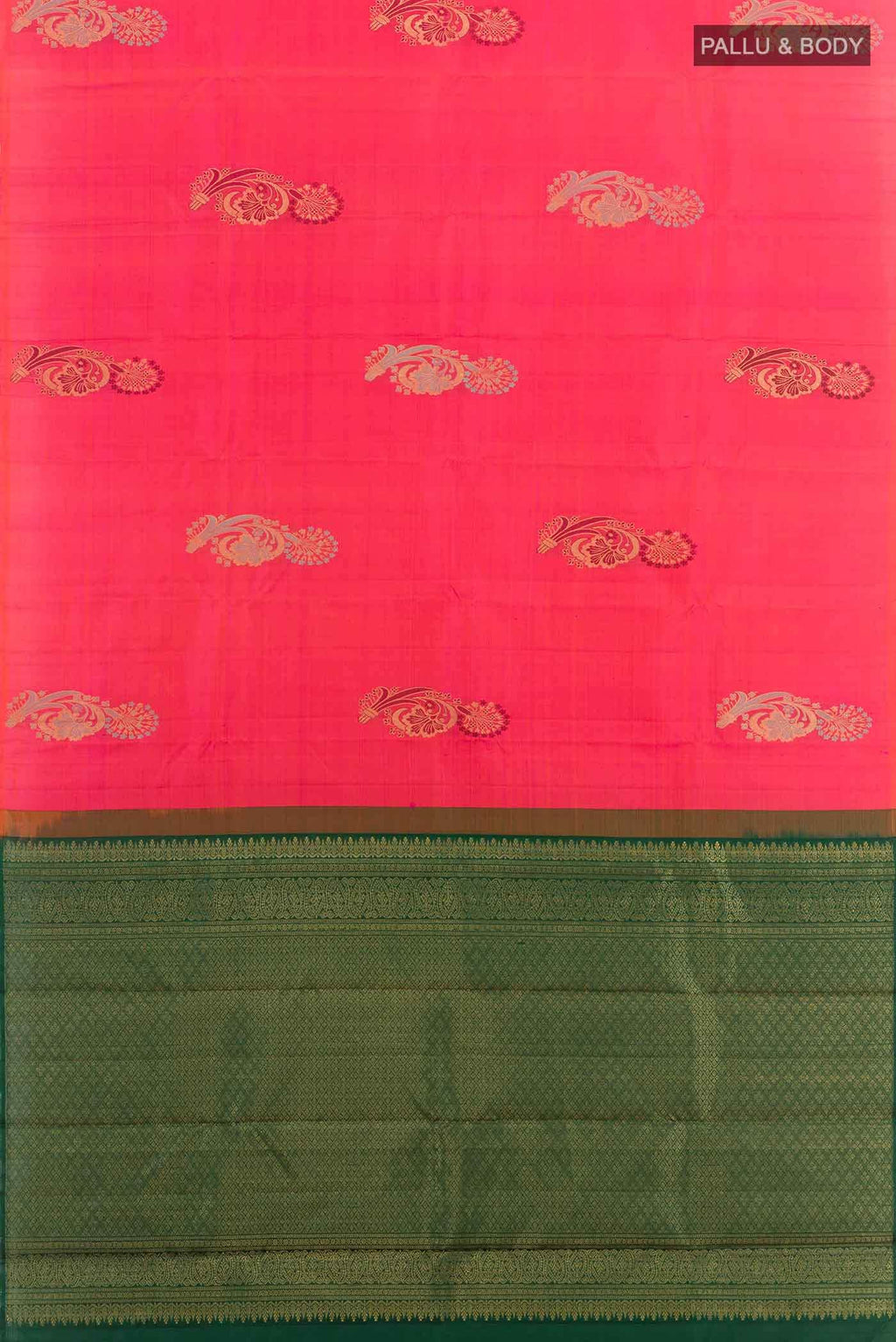 Pink Kanchipuram Silk Saree