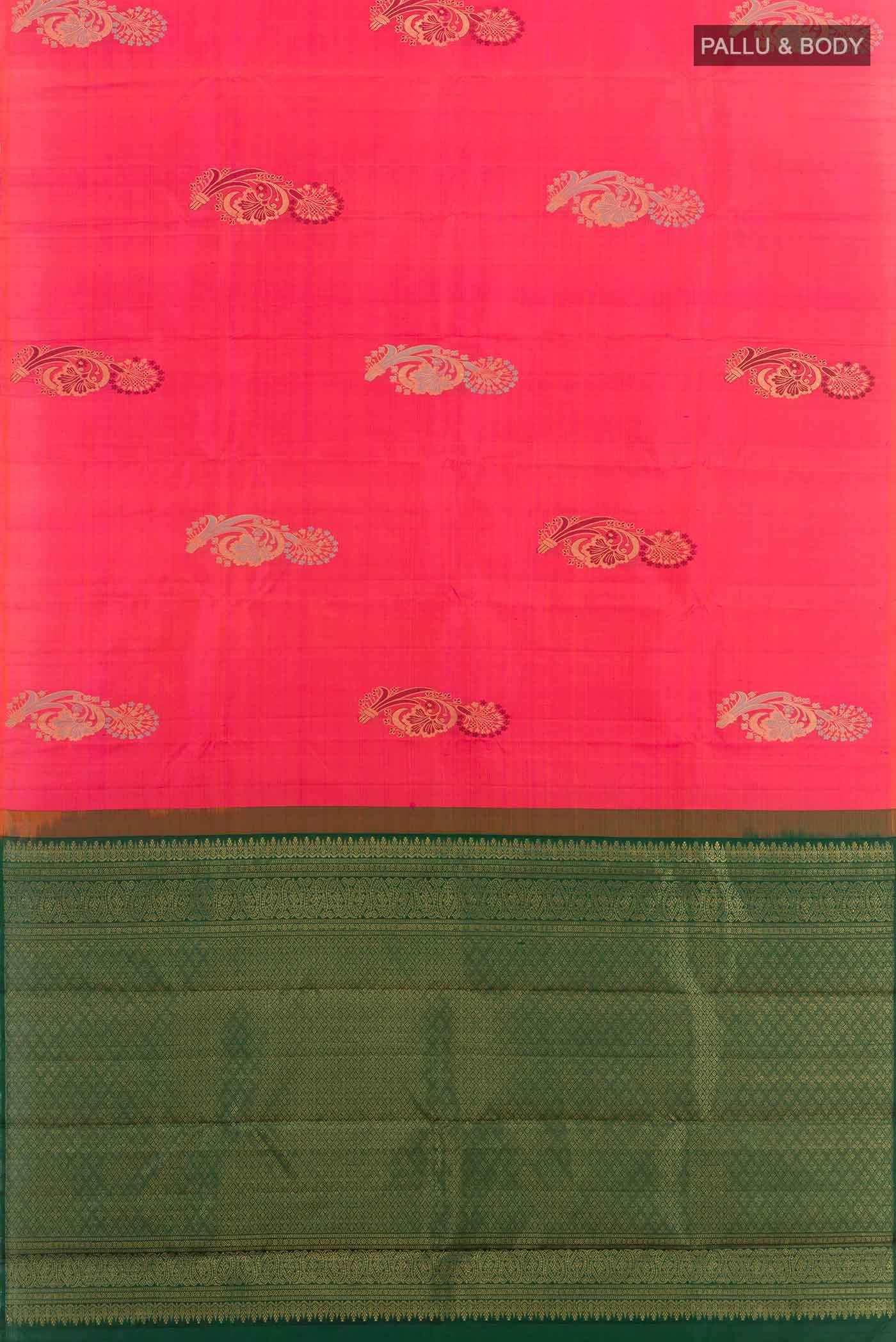 Pink Kanchipuram Silk Saree