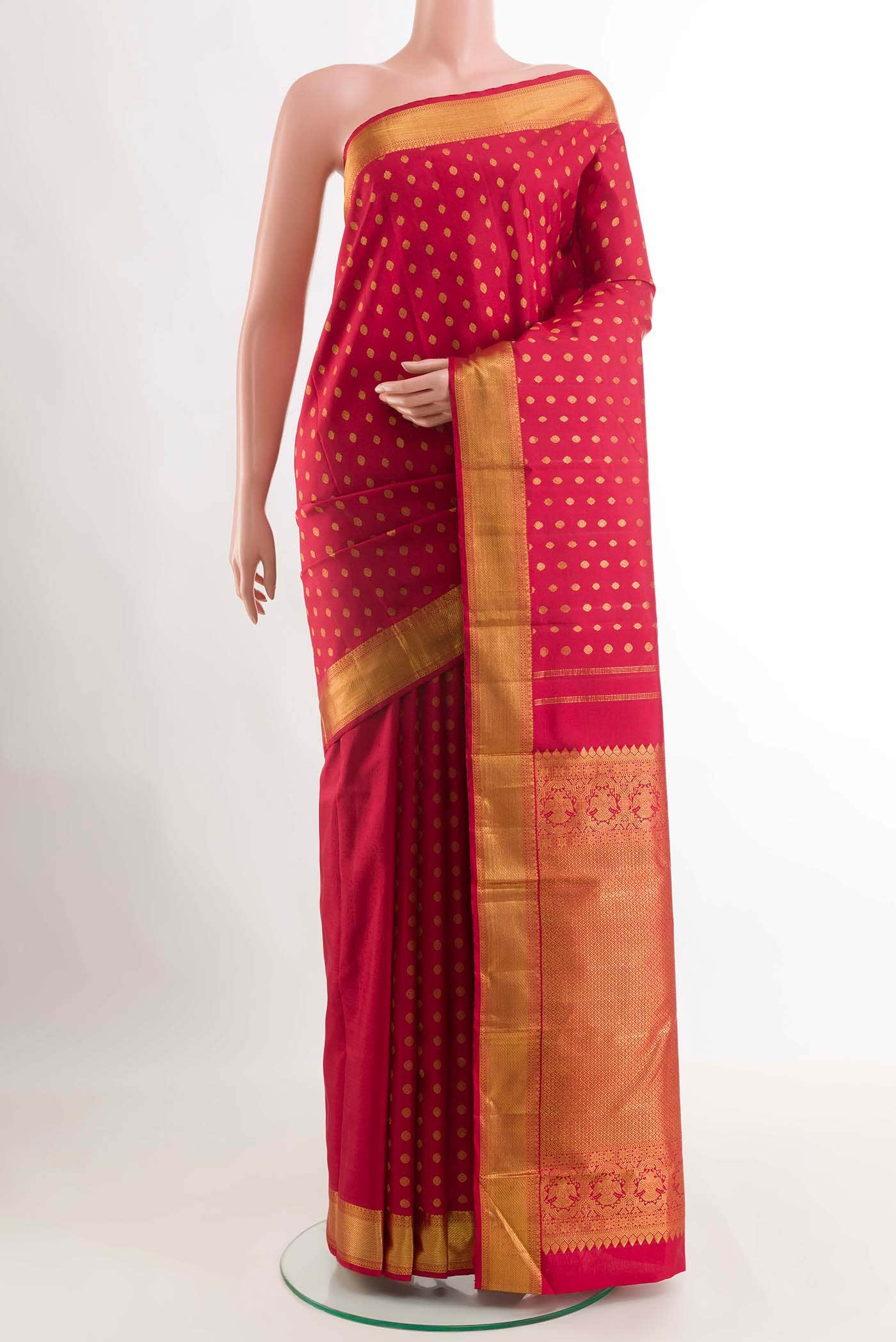 Red Kanchipuram Silk Saree