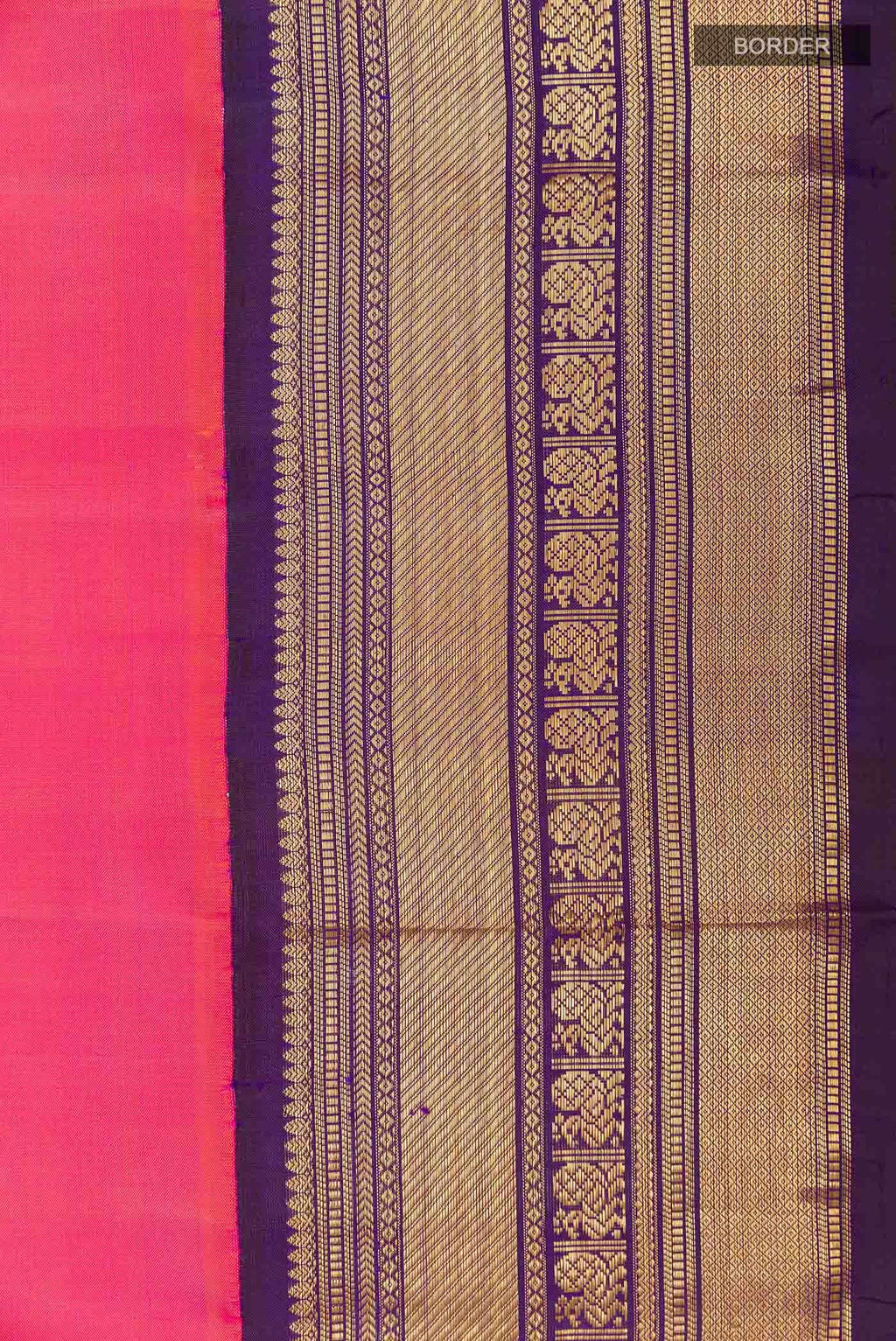 Pink Kanchipuram Silk Saree