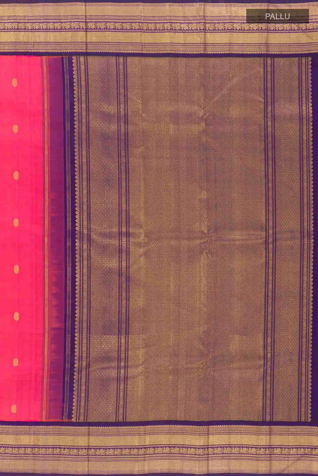 Pink Kanchipuram Silk Saree