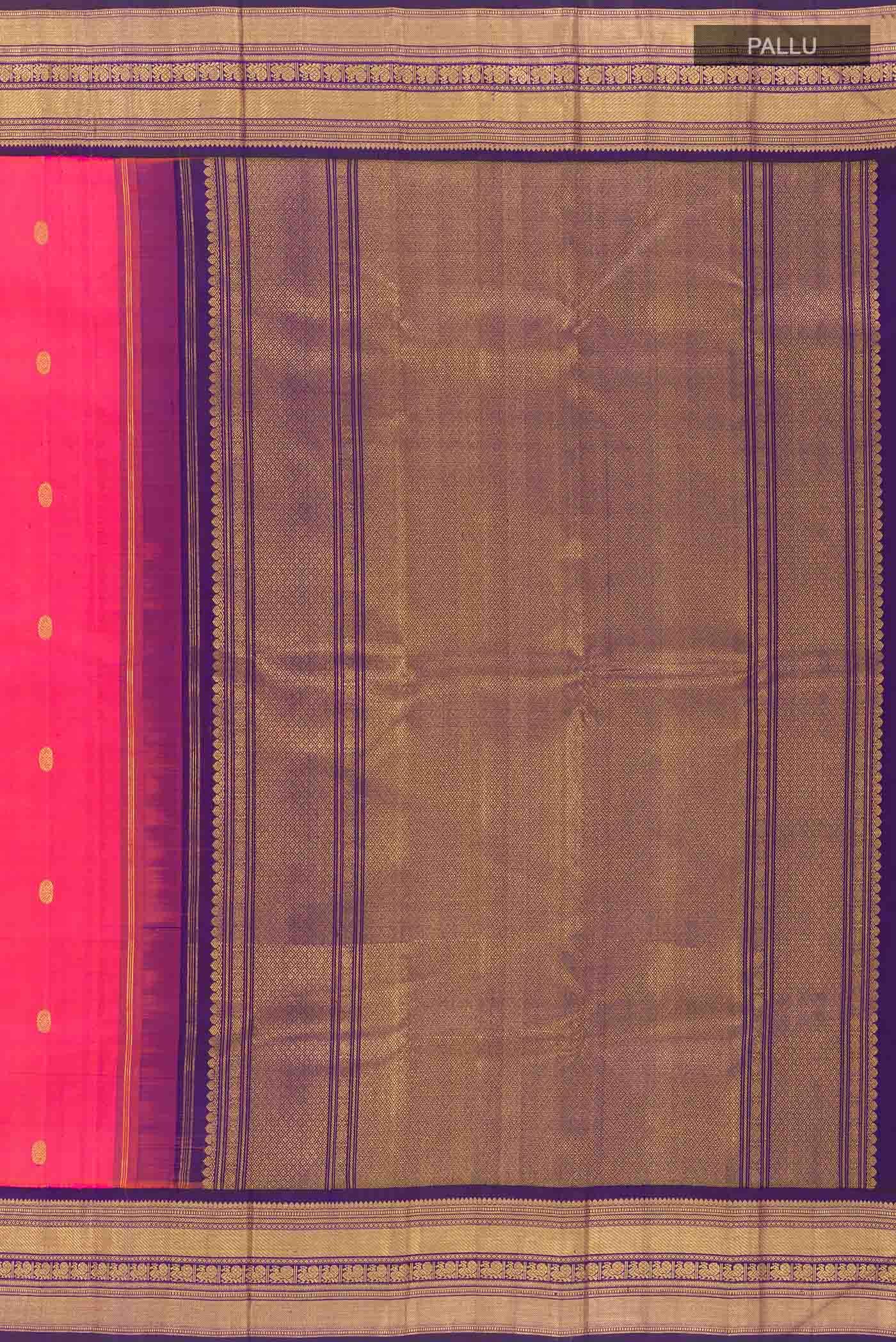 Pink Kanchipuram Silk Saree