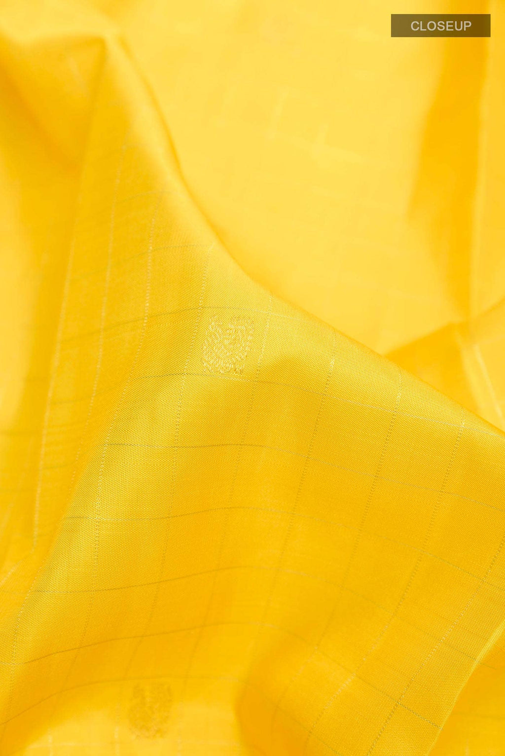 Yellow Kanchipuram Silk Saree
