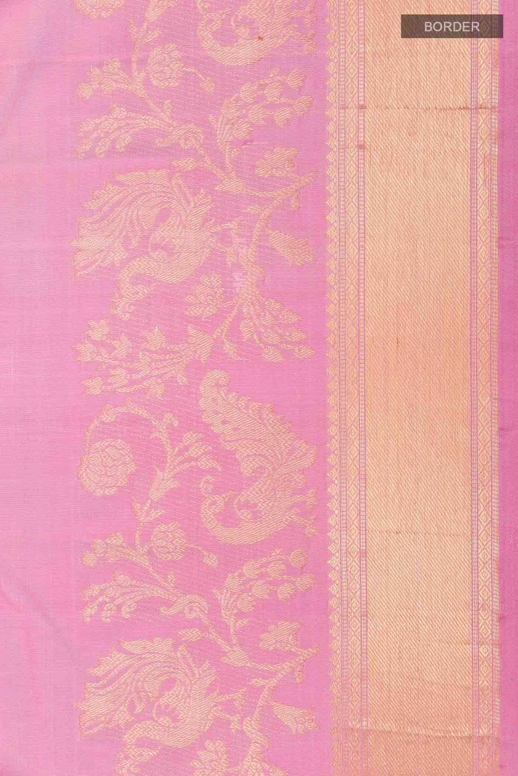Pink Kanchipuram Silk Saree