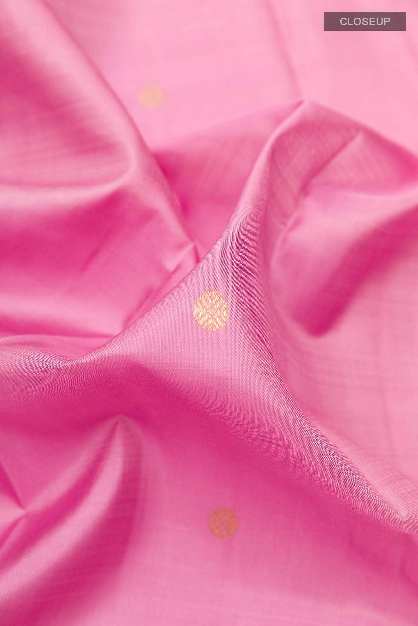 Pink Kanchipuram Silk Saree