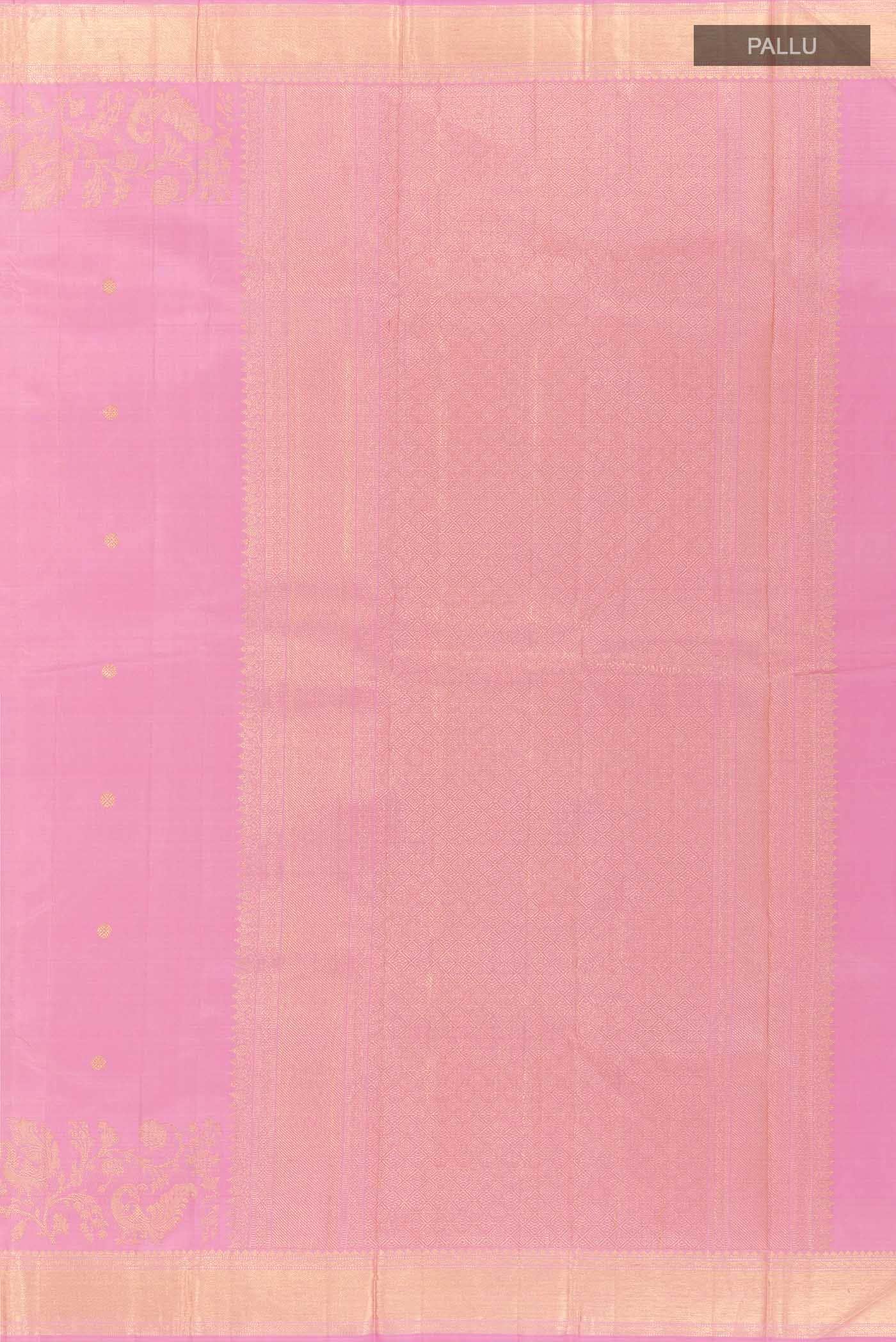 Pink Kanchipuram Silk Saree