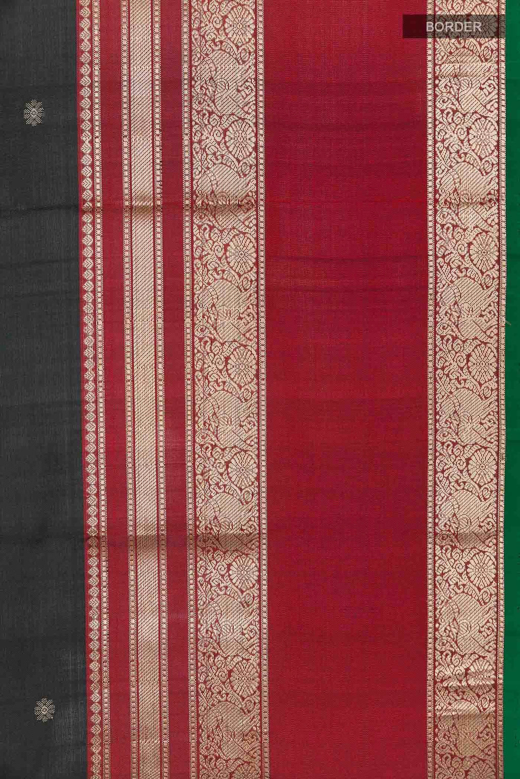 Black Kanchipuram Silk Saree