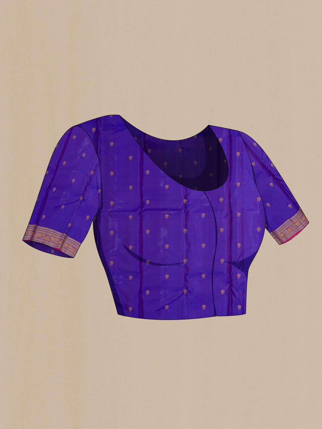 Blue Kanchipuram Silk Saree