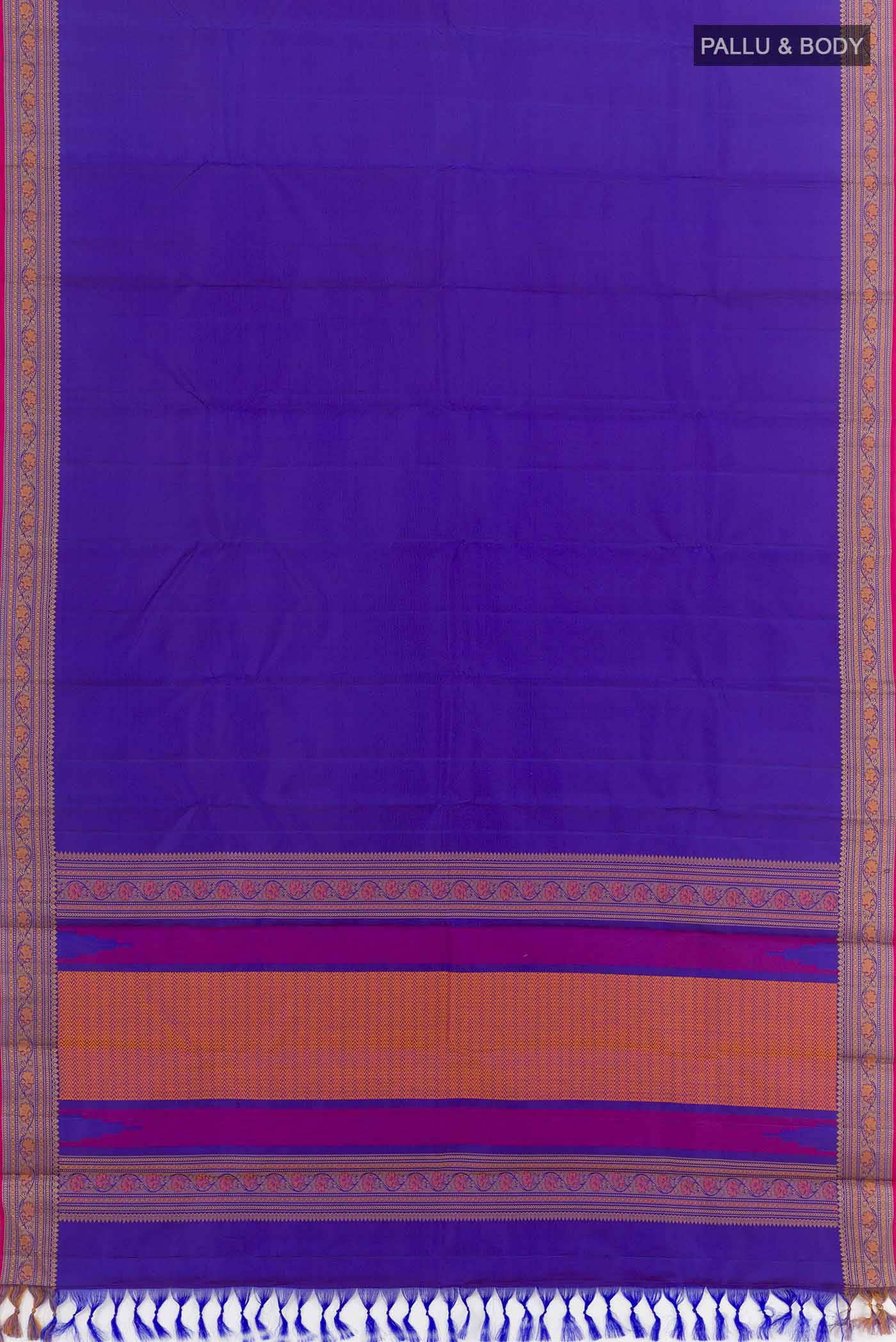 Blue Kanchipuram Silk Saree