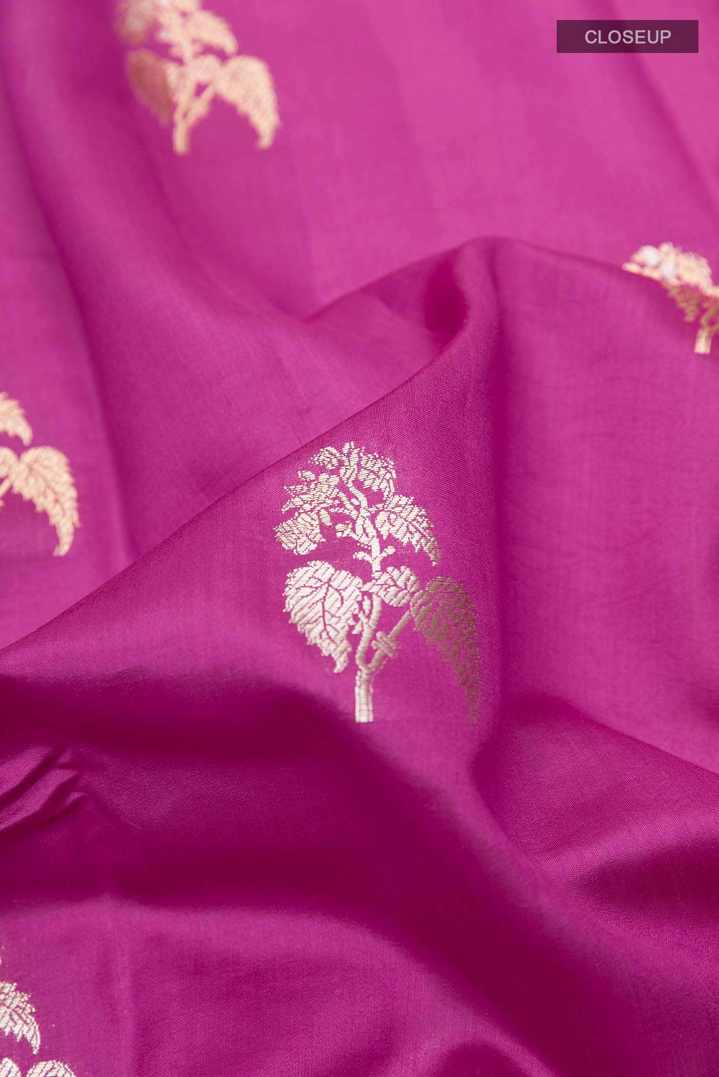 Purple Tussar Silk Saree