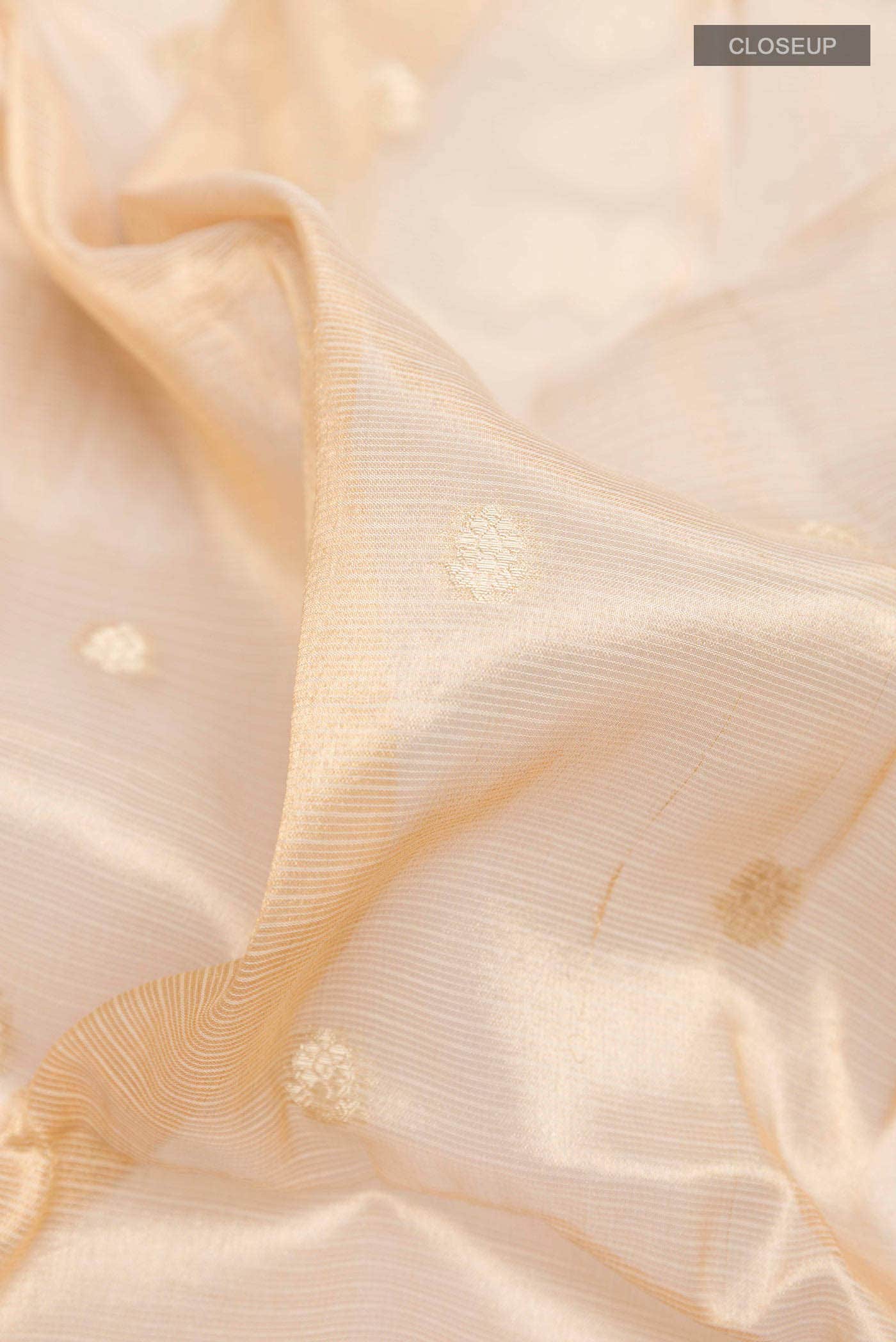 Beige Kota Silk Saree