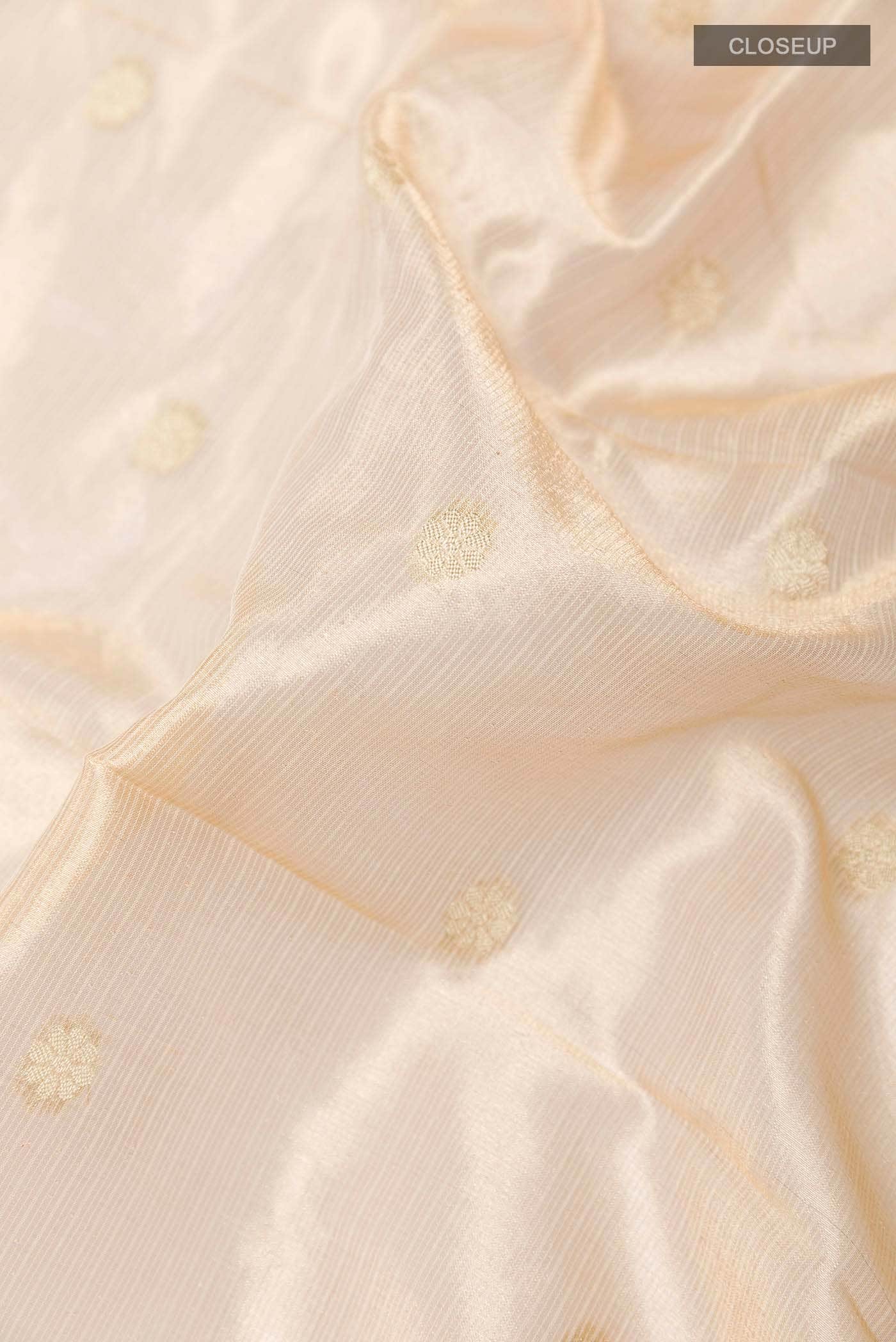 Beige Kota Silk Saree