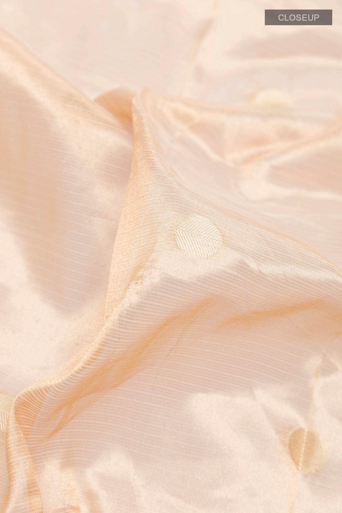 Beige Kota Silk Saree