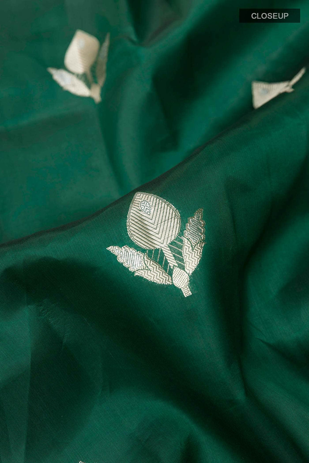 Green Tussar Silk Saree