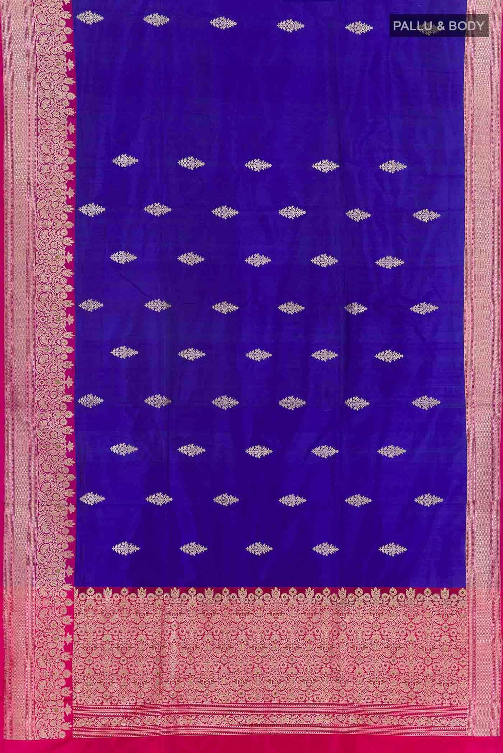 Blue Banarasi Silk Saree