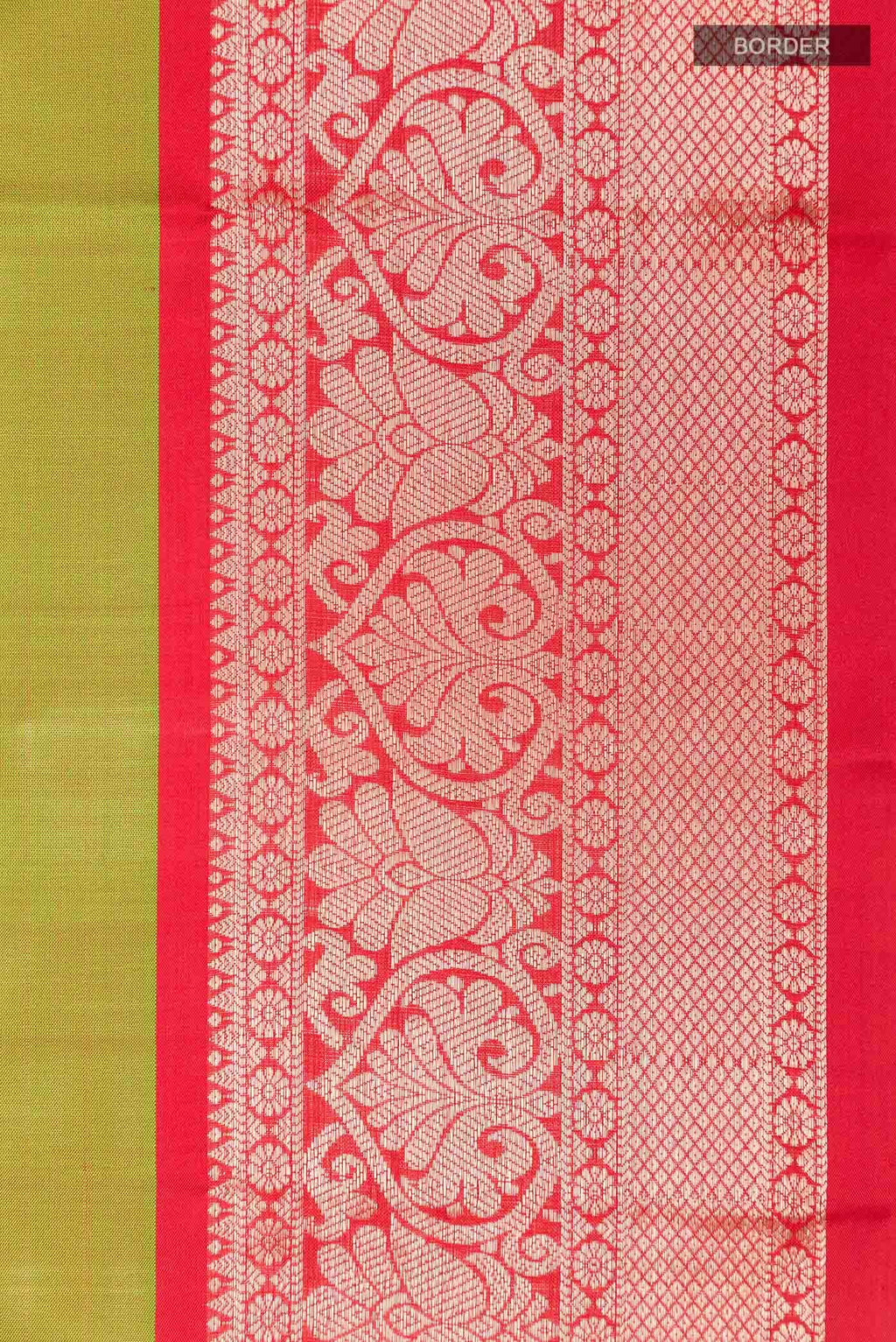Green Dual Tone Kanchipuram Silk Saree