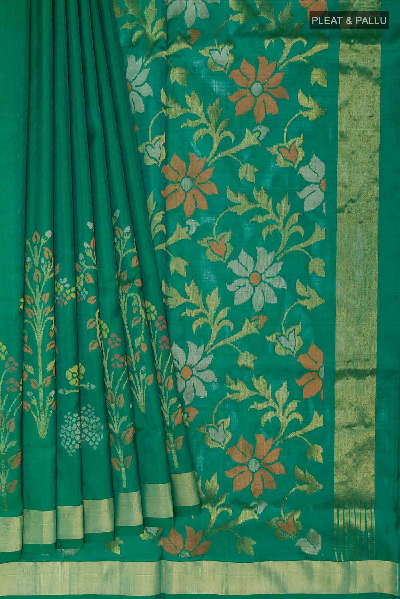 Green Uppada Silk Saree