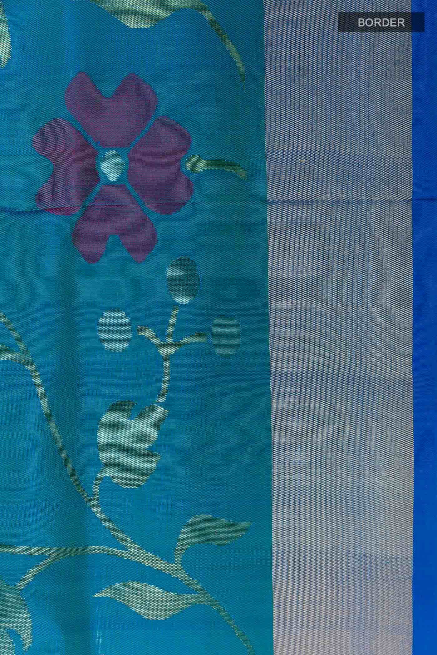 Blue Uppada Silk Saree