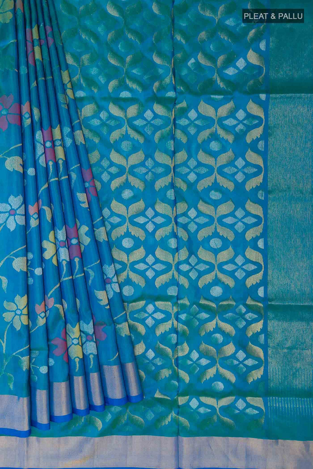 Blue Uppada Silk Saree