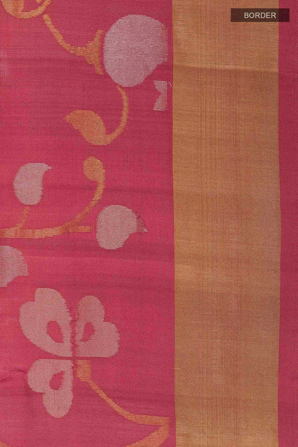 Maroon Uppada Silk Saree