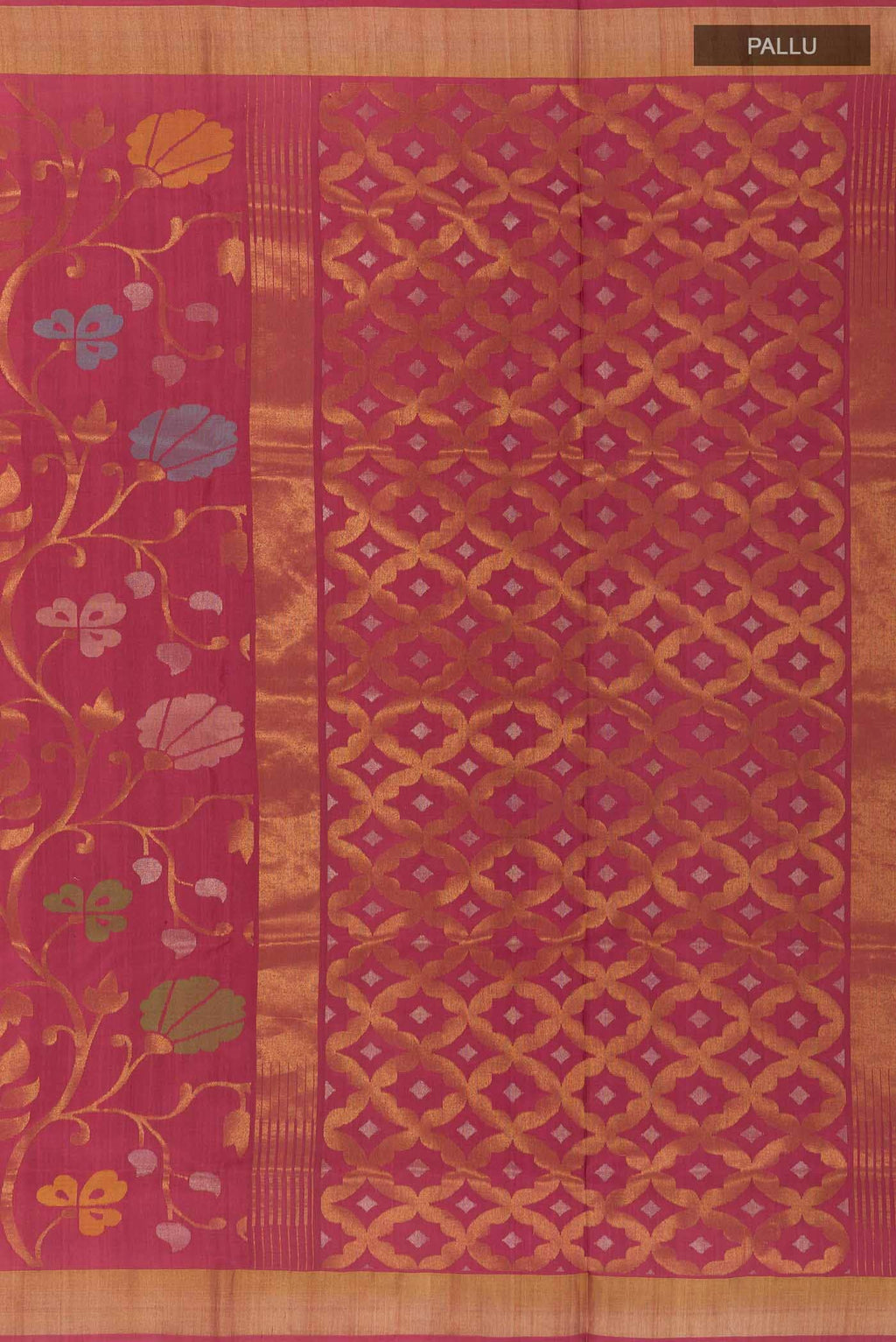Maroon Uppada Silk Saree