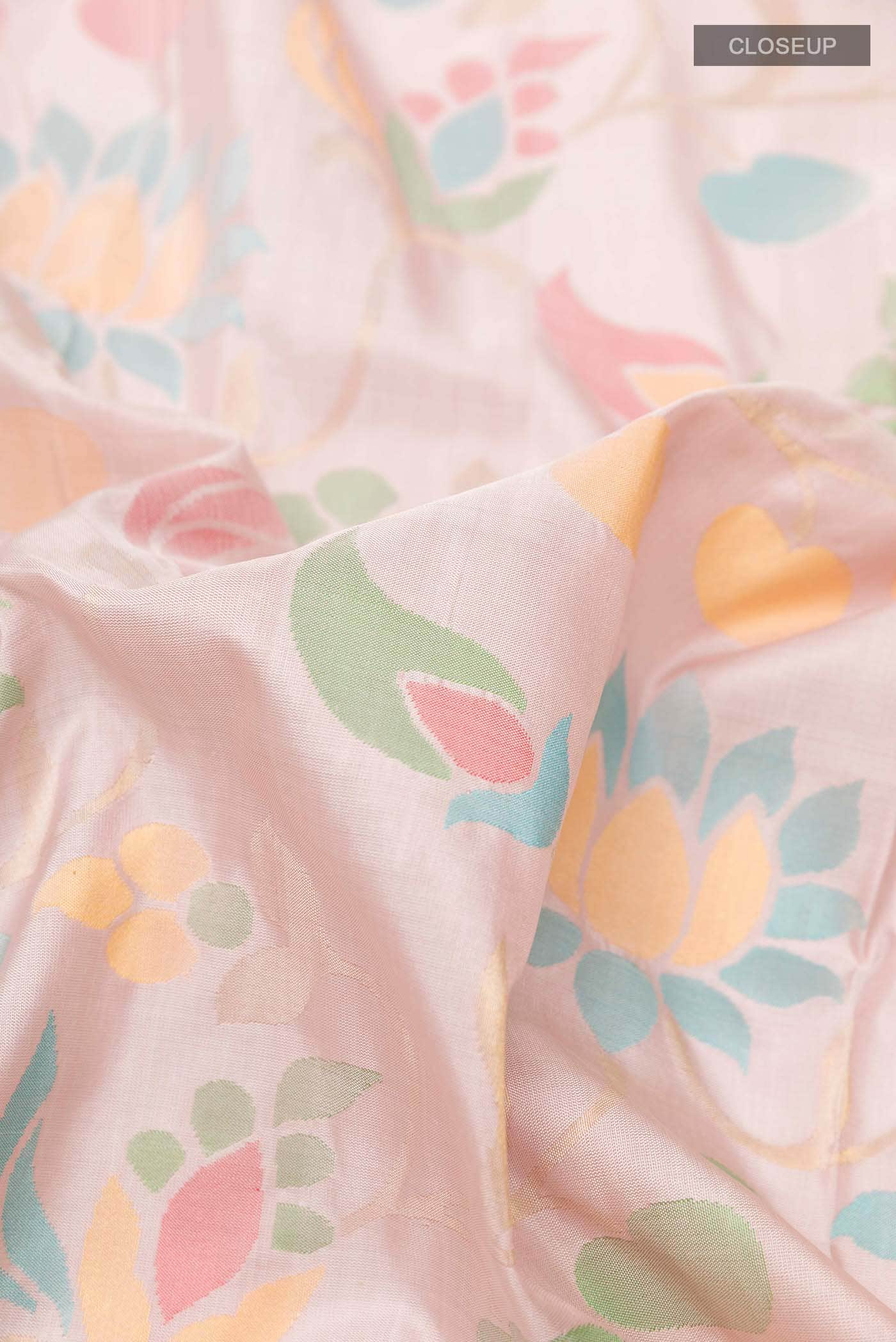 Cream Uppada Silk Saree