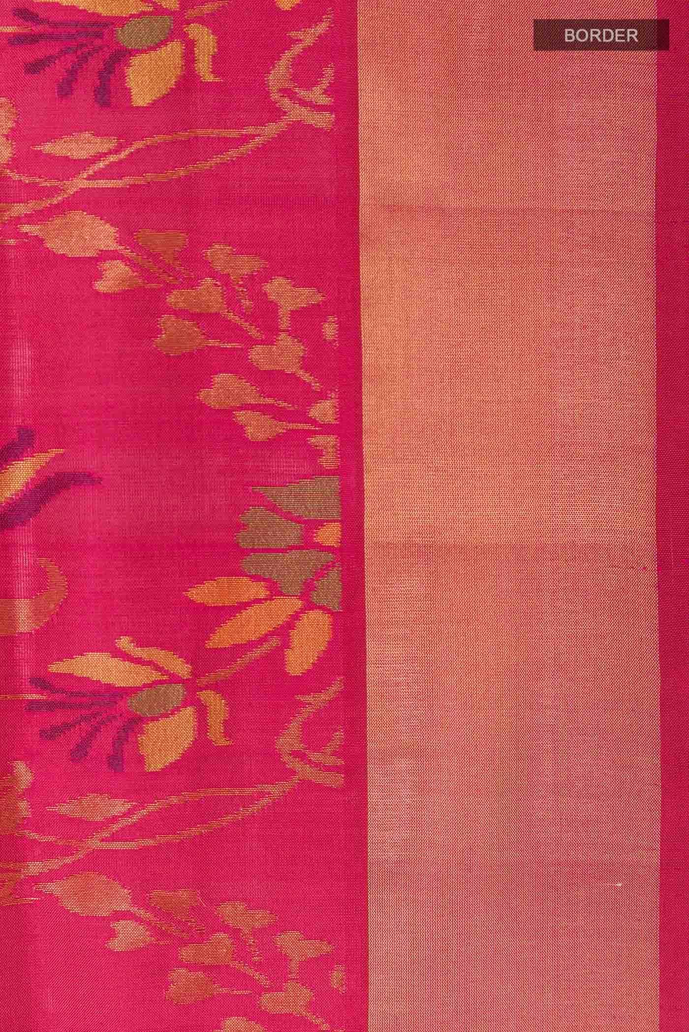 Pink Uppada Silk Saree