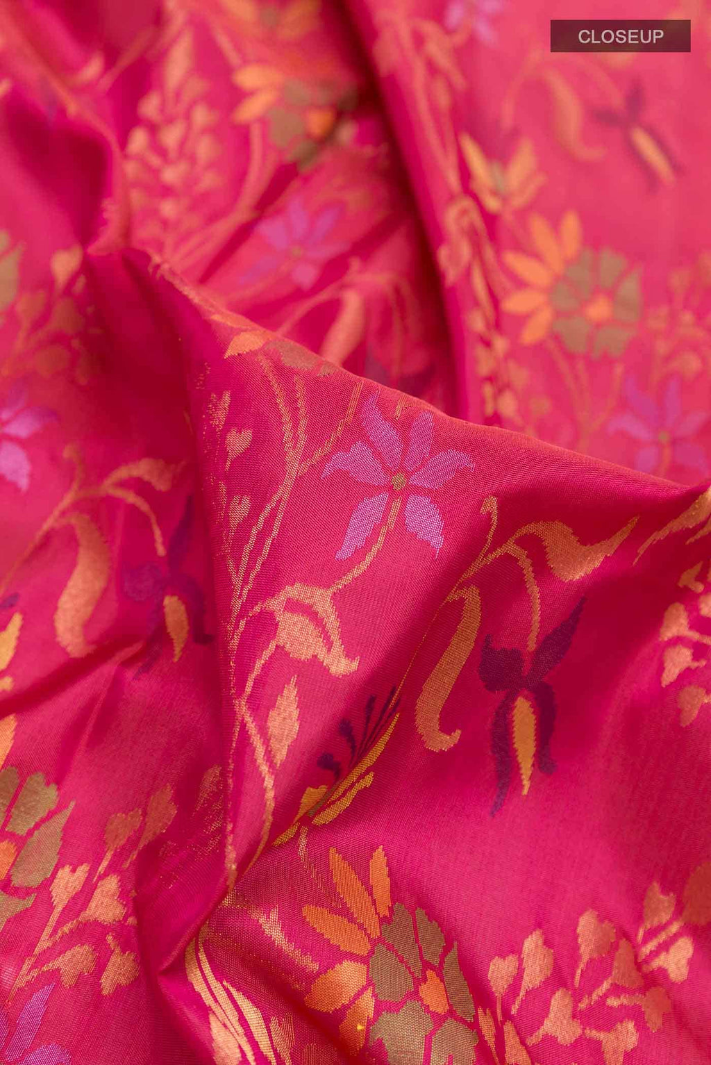 Pink Uppada Silk Saree