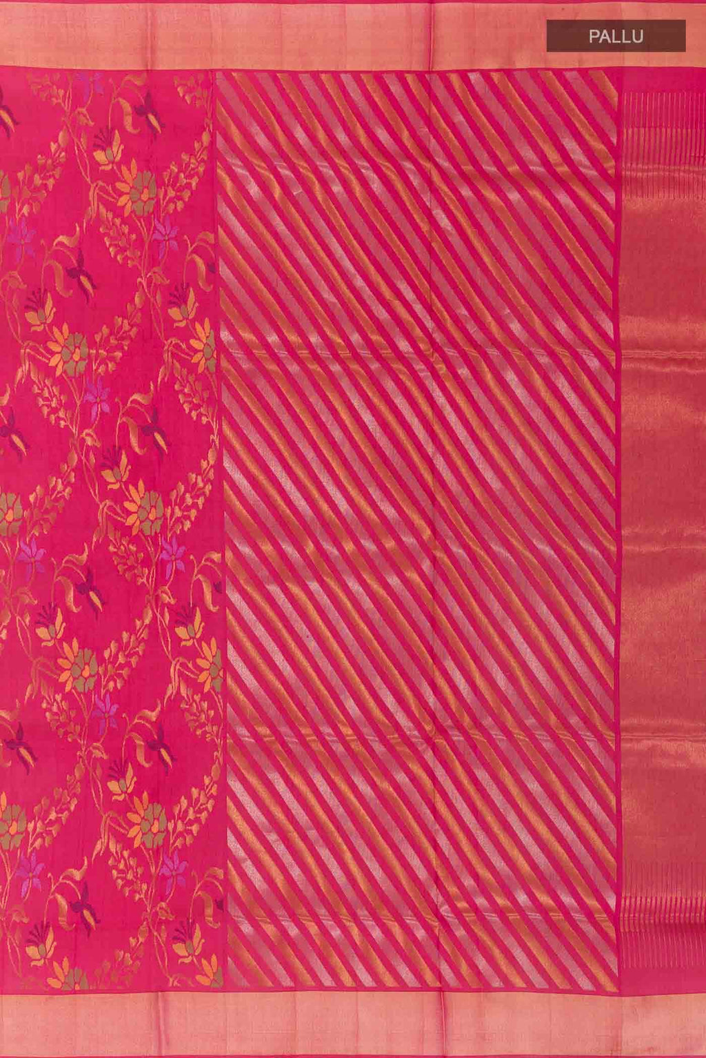 Pink Uppada Silk Saree